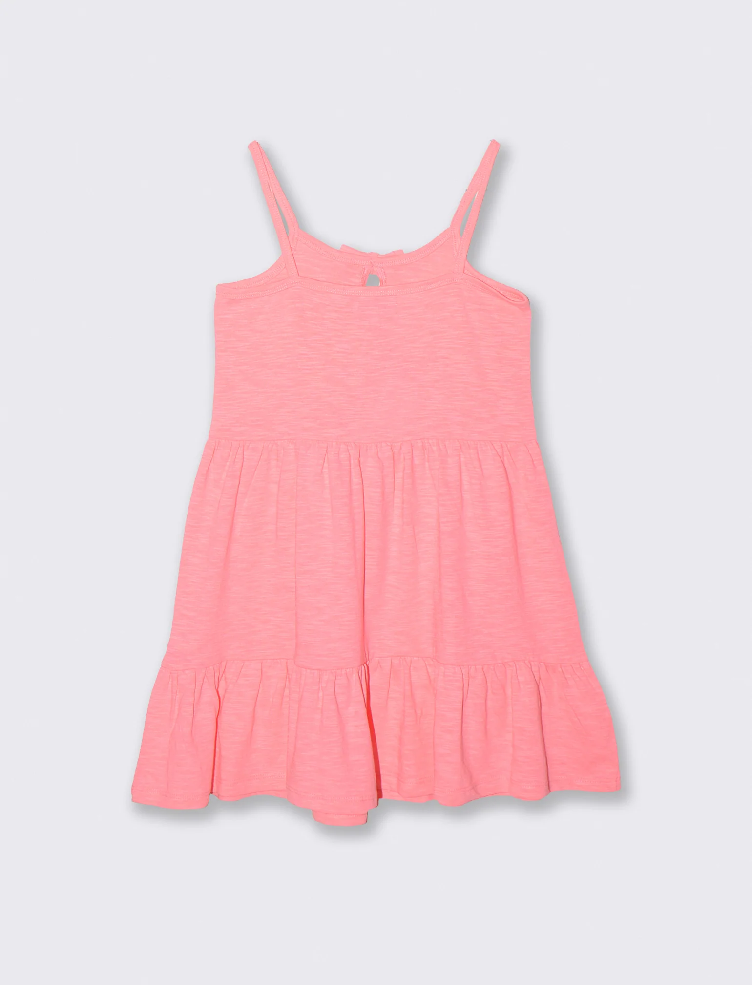 Abito a bretelline fluo per bambina - Rosa - Image 2