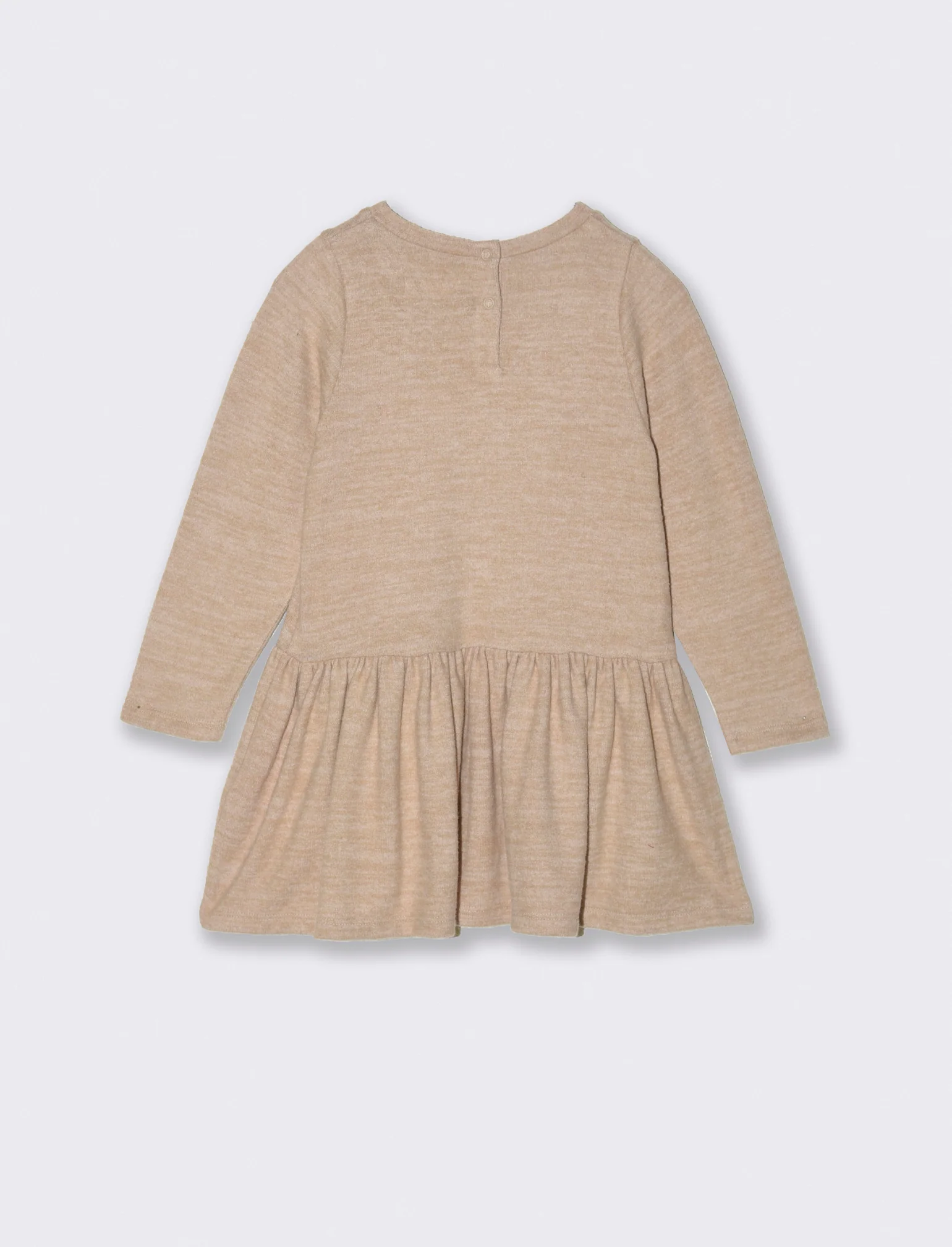 Abito con paillettes - Beige - Image 2