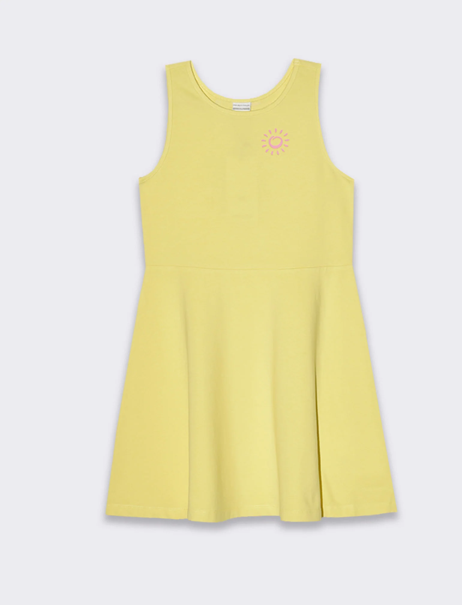 Abito estivo da bambina - Giallo - Image 2