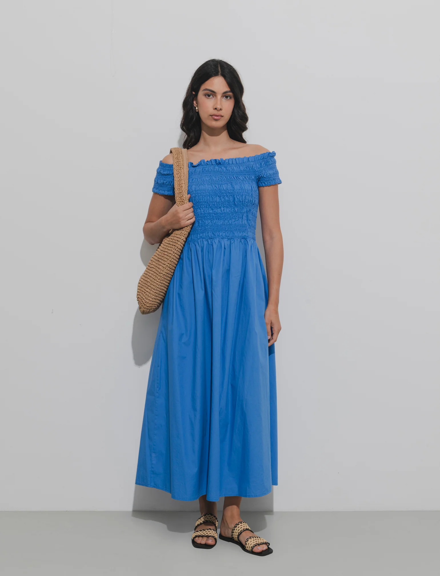 Abito longuette da donna - Bluette - Image 3
