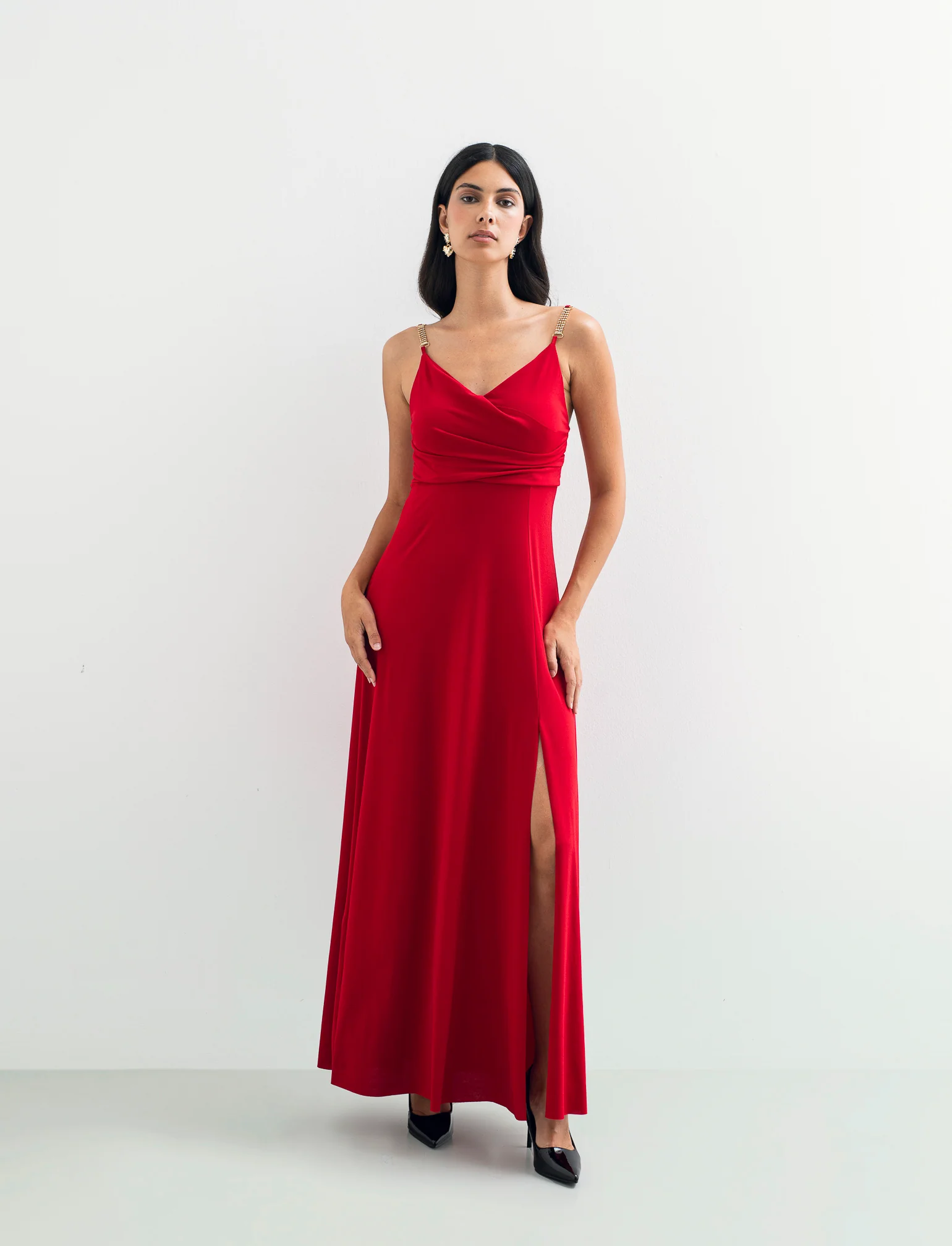 ABITO LUNGO - Rosso - Image 2