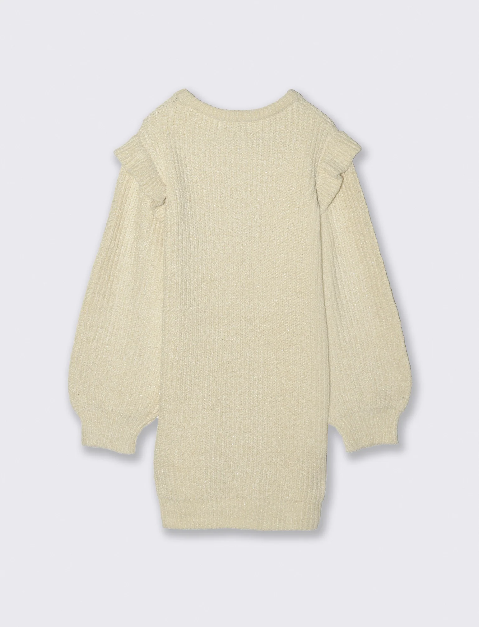 Abito trecce in ciniglia - Beige - Image 2