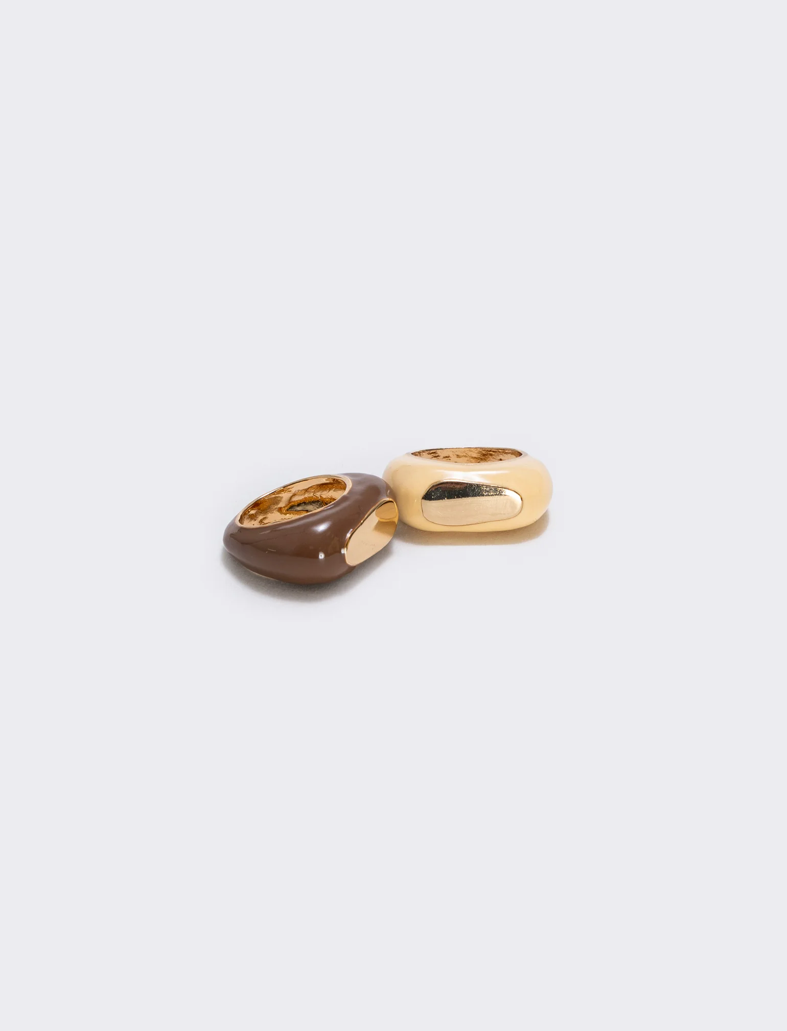 Anelli con pietra elegante - Beige - Image 2