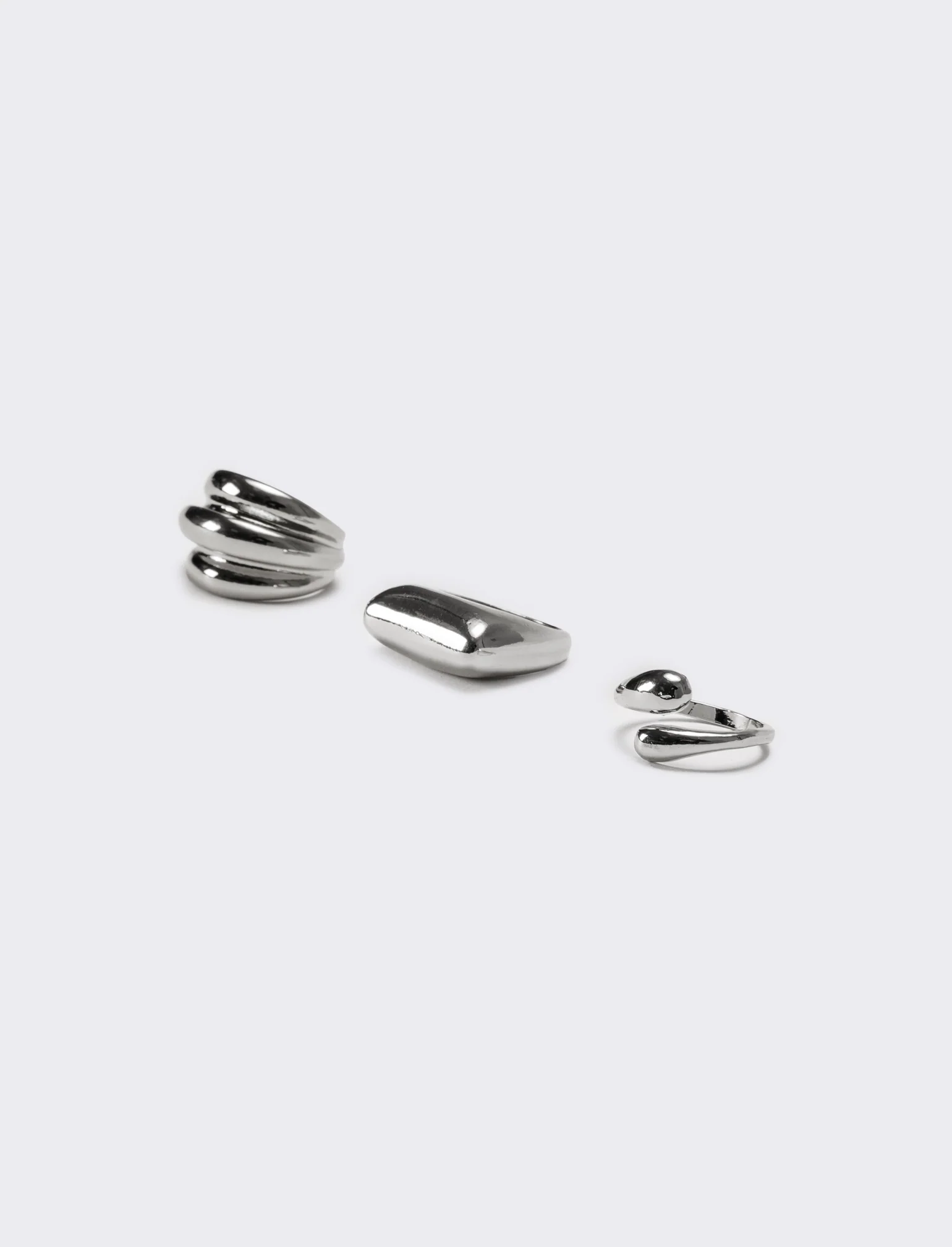 Anello donna 3 pezzi card - Argento