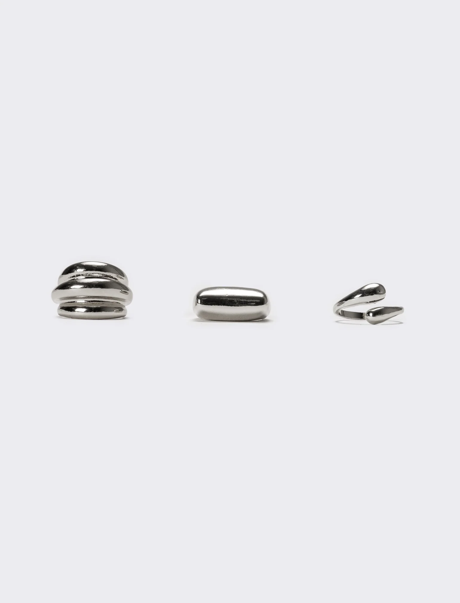 Anello donna 3 pezzi card - Argento - Image 2