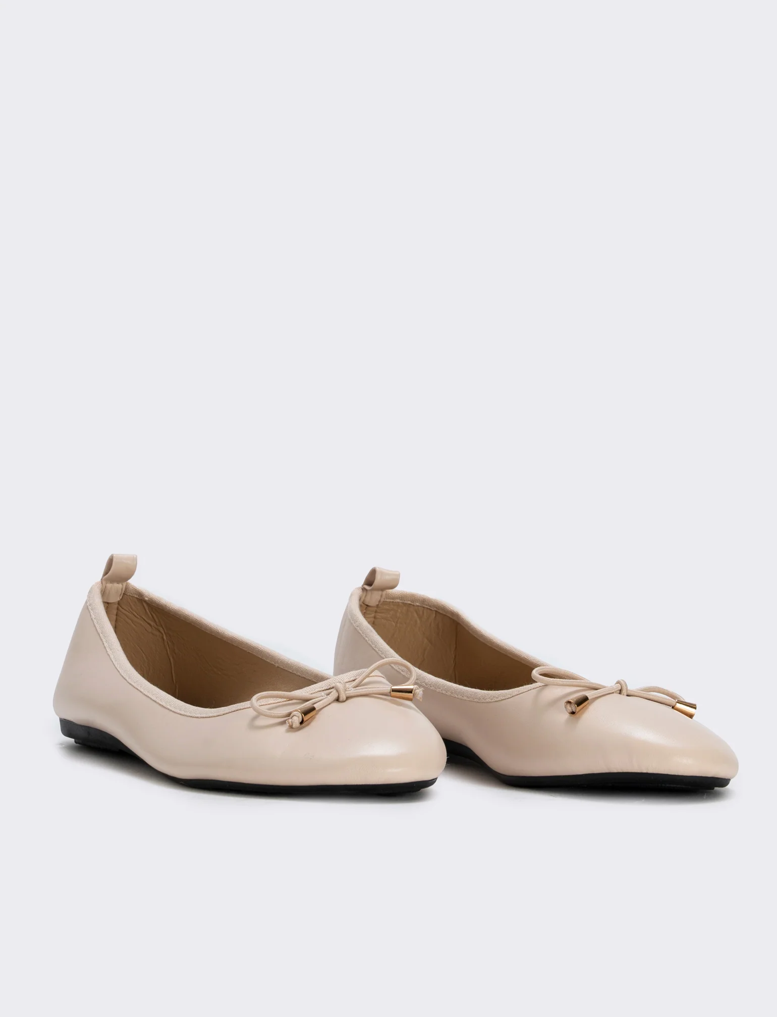 Ballerina con fiocco colorato - Beige - Image 3