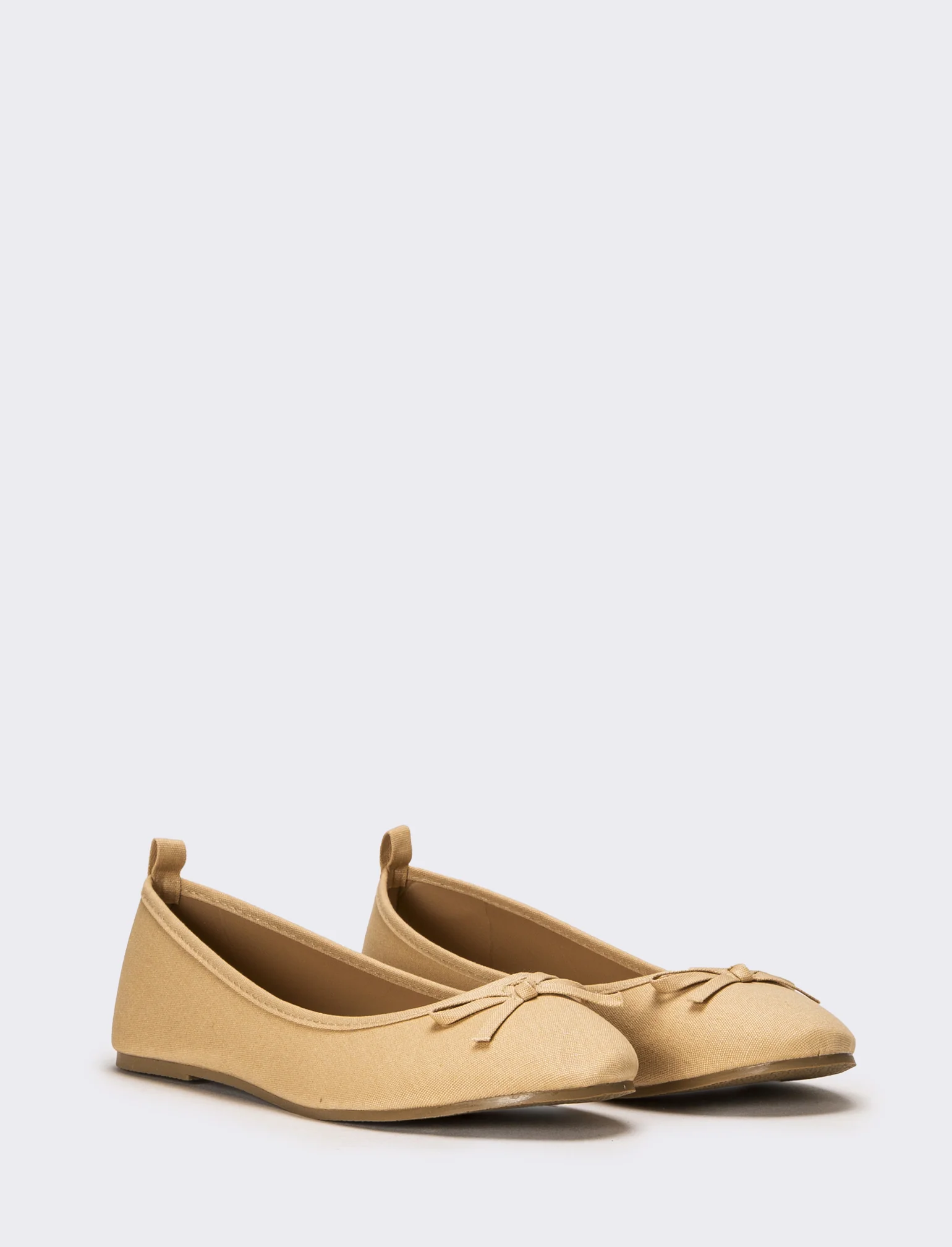 Ballerina con fiocco da donna - Beige