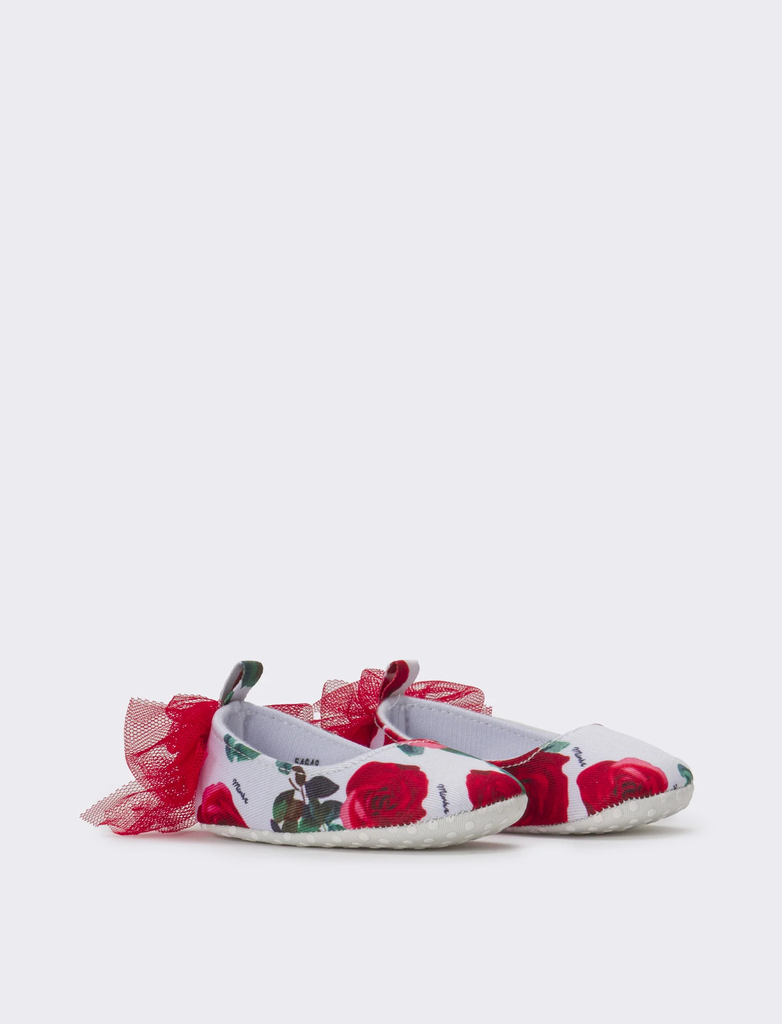 Ballerina con fiocco in tuller da neonata - Rosa - Image 3