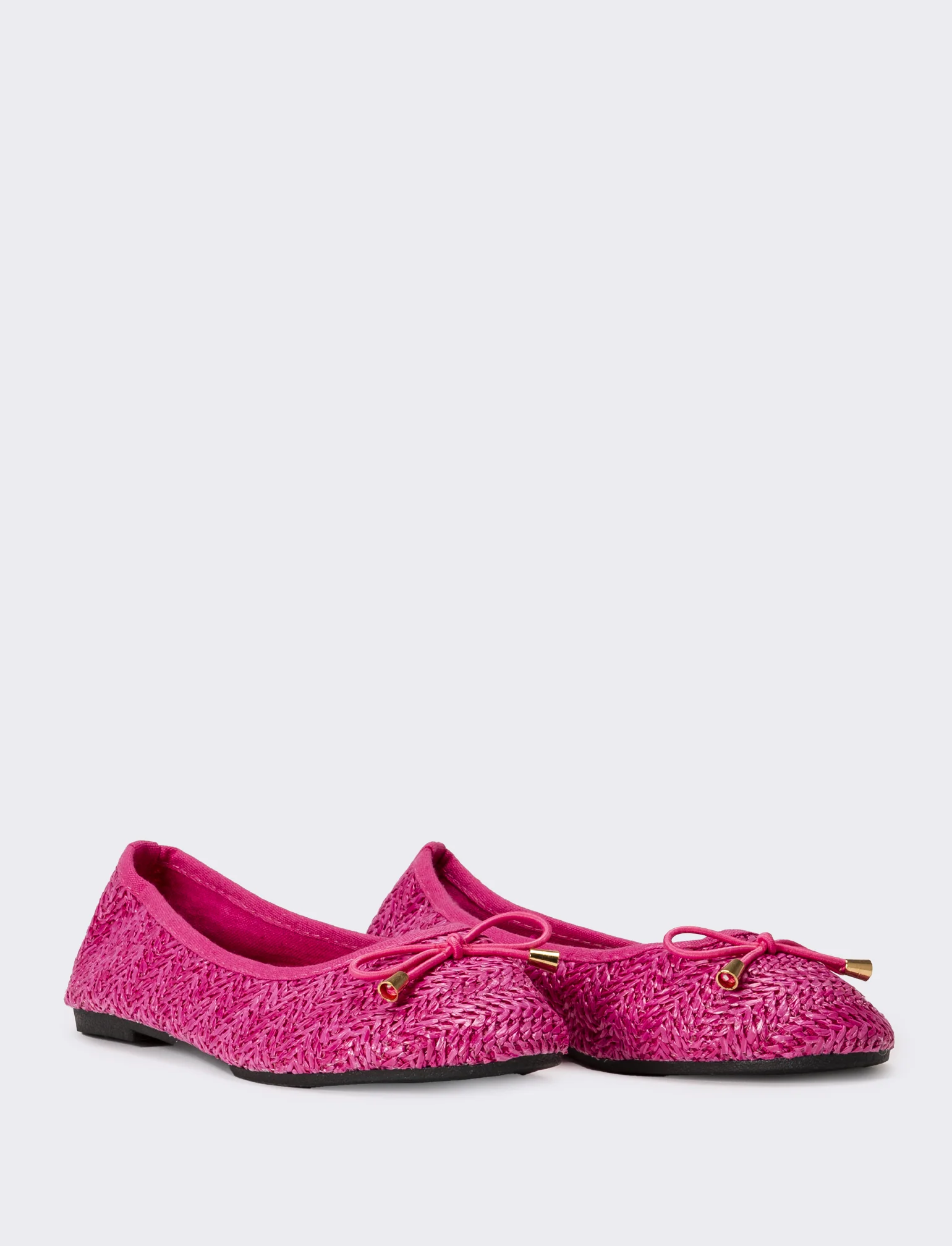 Ballerina da bambina in rafia - Fuxia