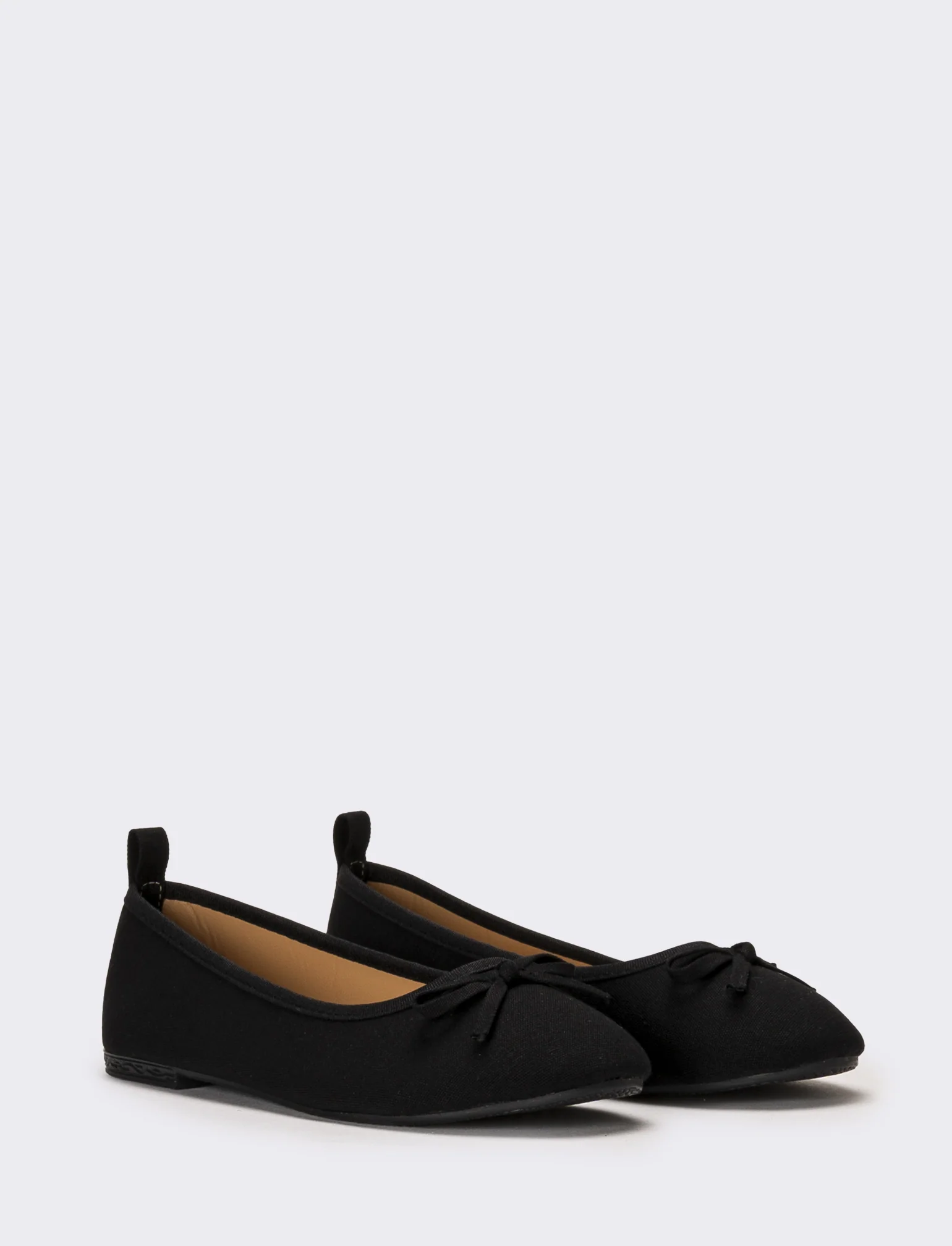 Ballerina in vernice da bambina - Nero