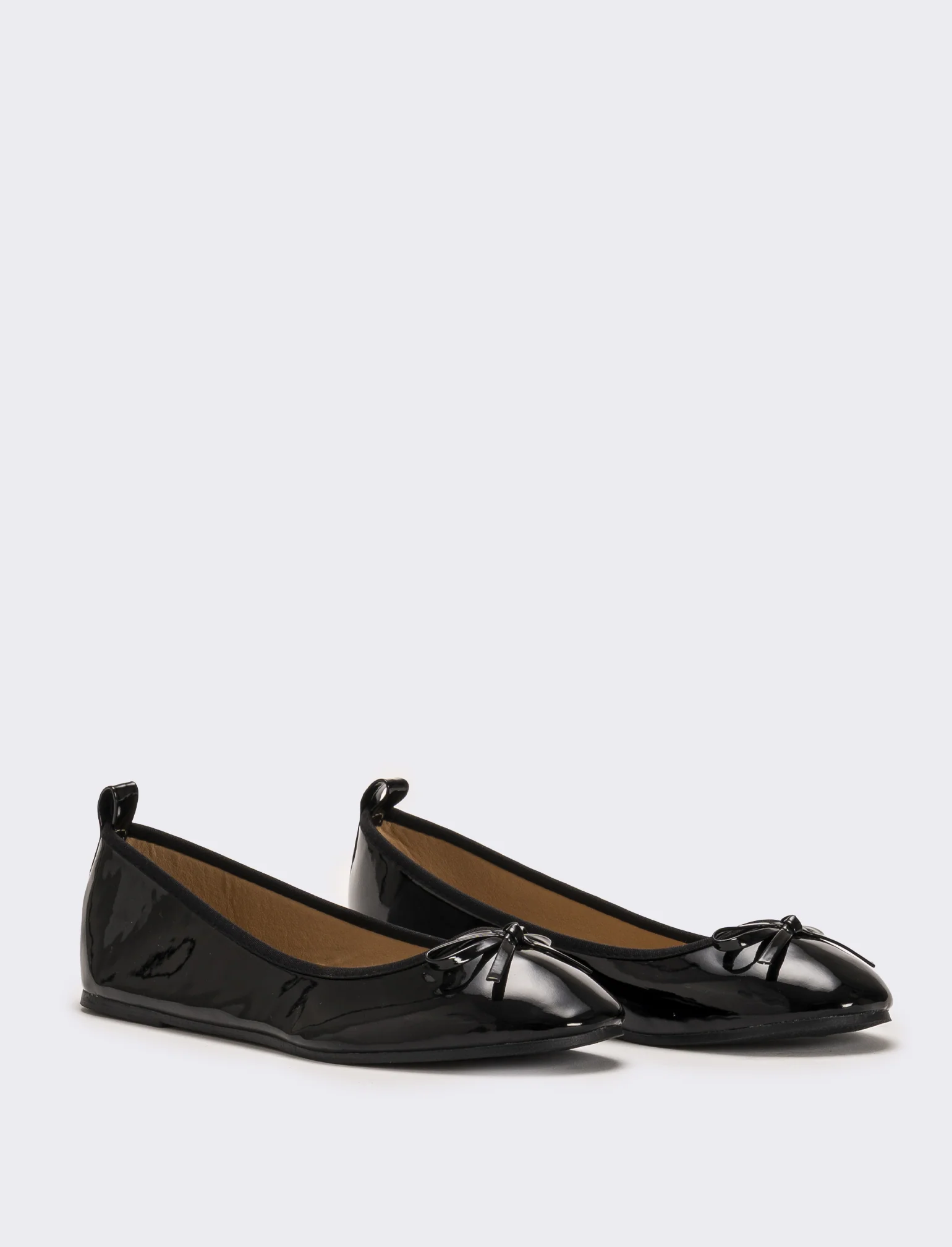 Ballerina in vernice da donna - Nero - Image 3