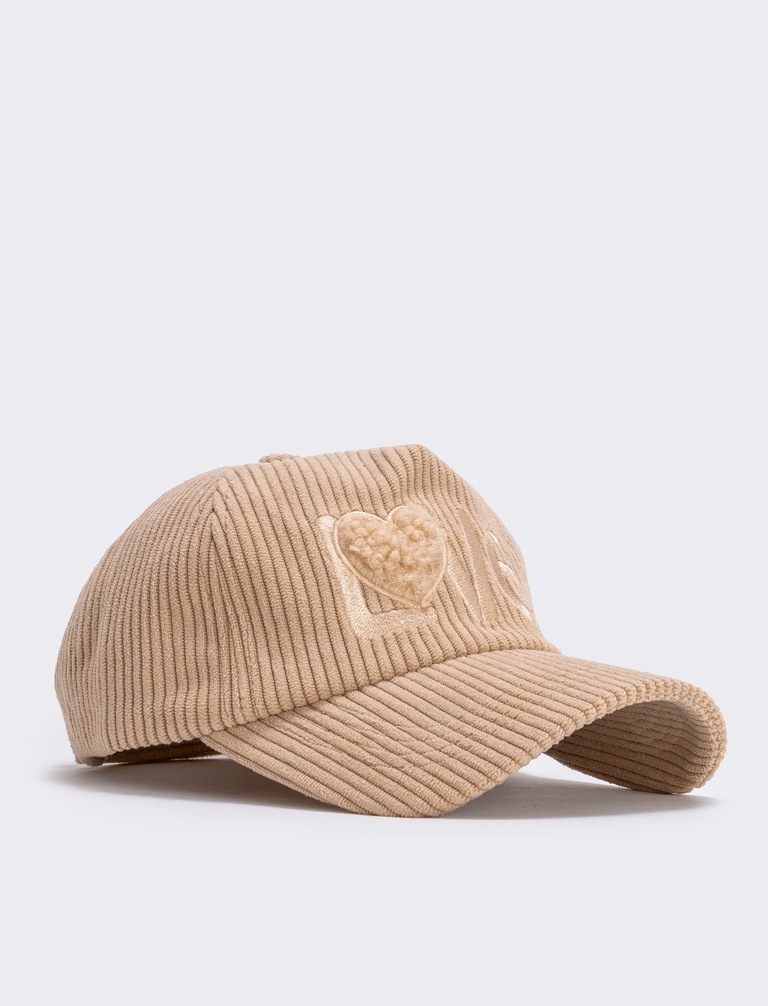 Baseball a coste con scritta distintiva - Beige