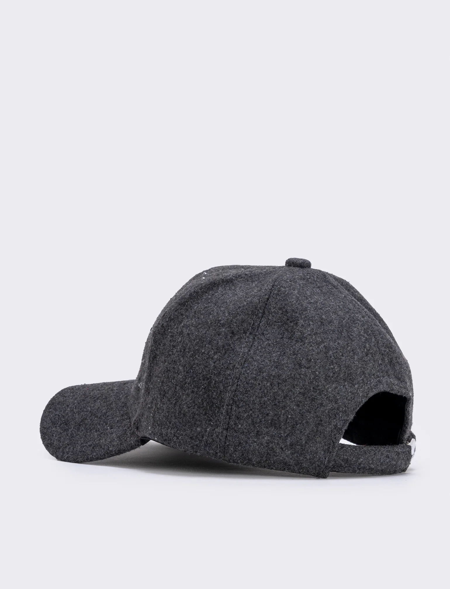Baseball con strass in panno - Grigio - Image 2