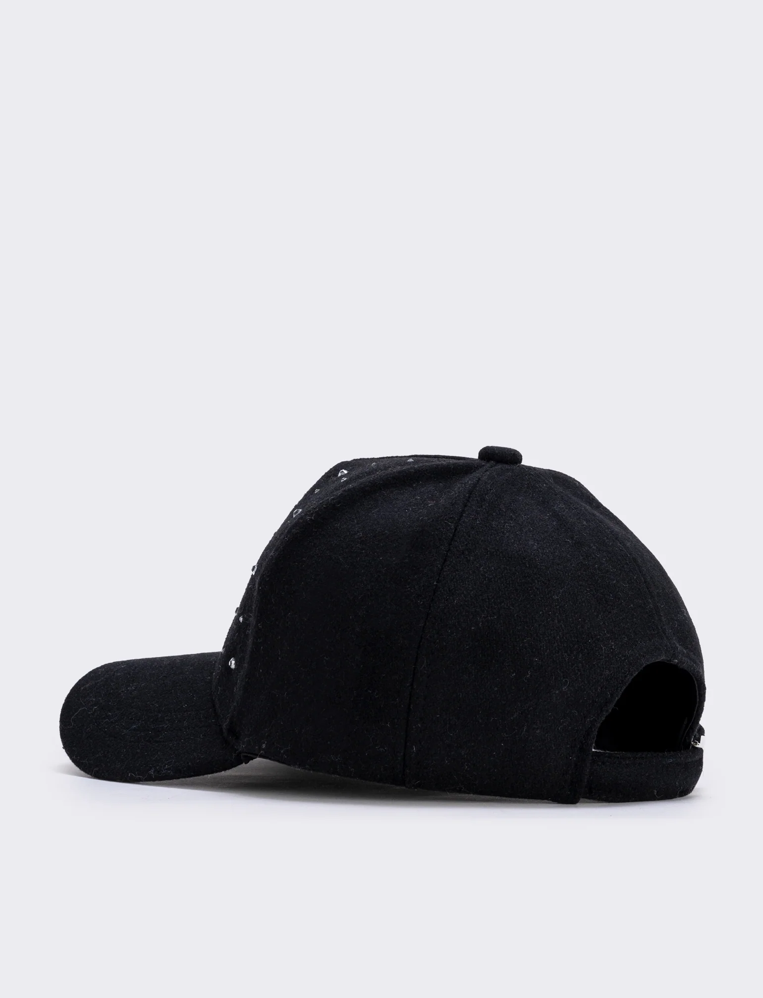 Baseball con strass in panno - Nero - Image 2
