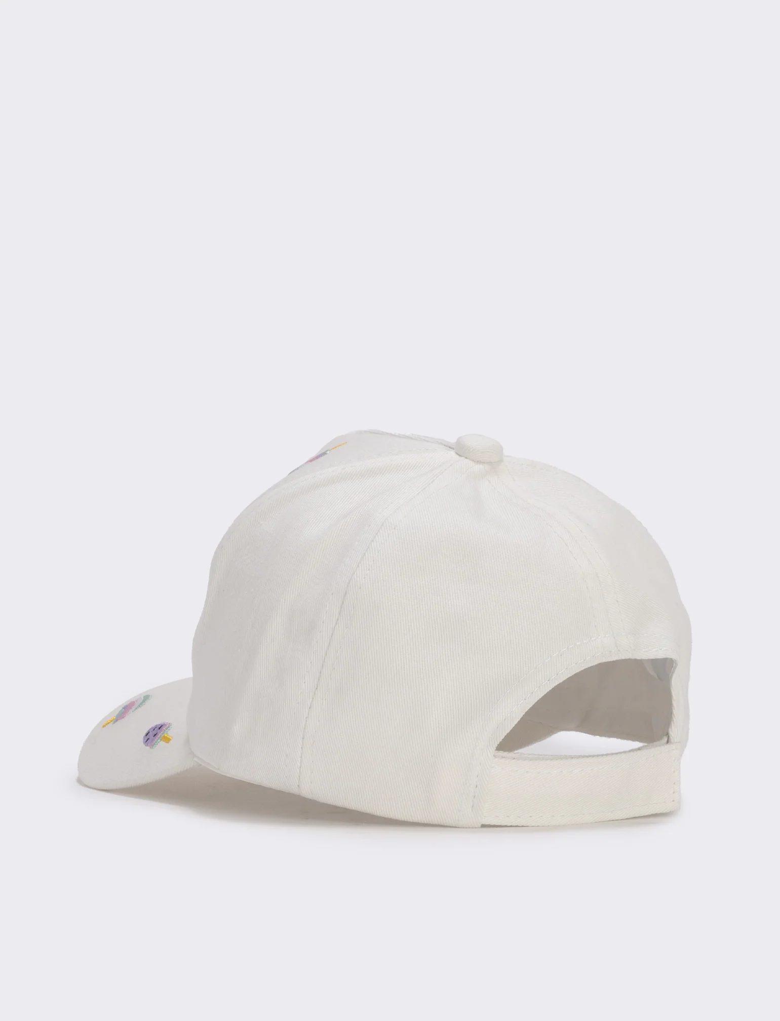 Baseball e gelatini ricamati insieme - Bianco sporco - Image 2