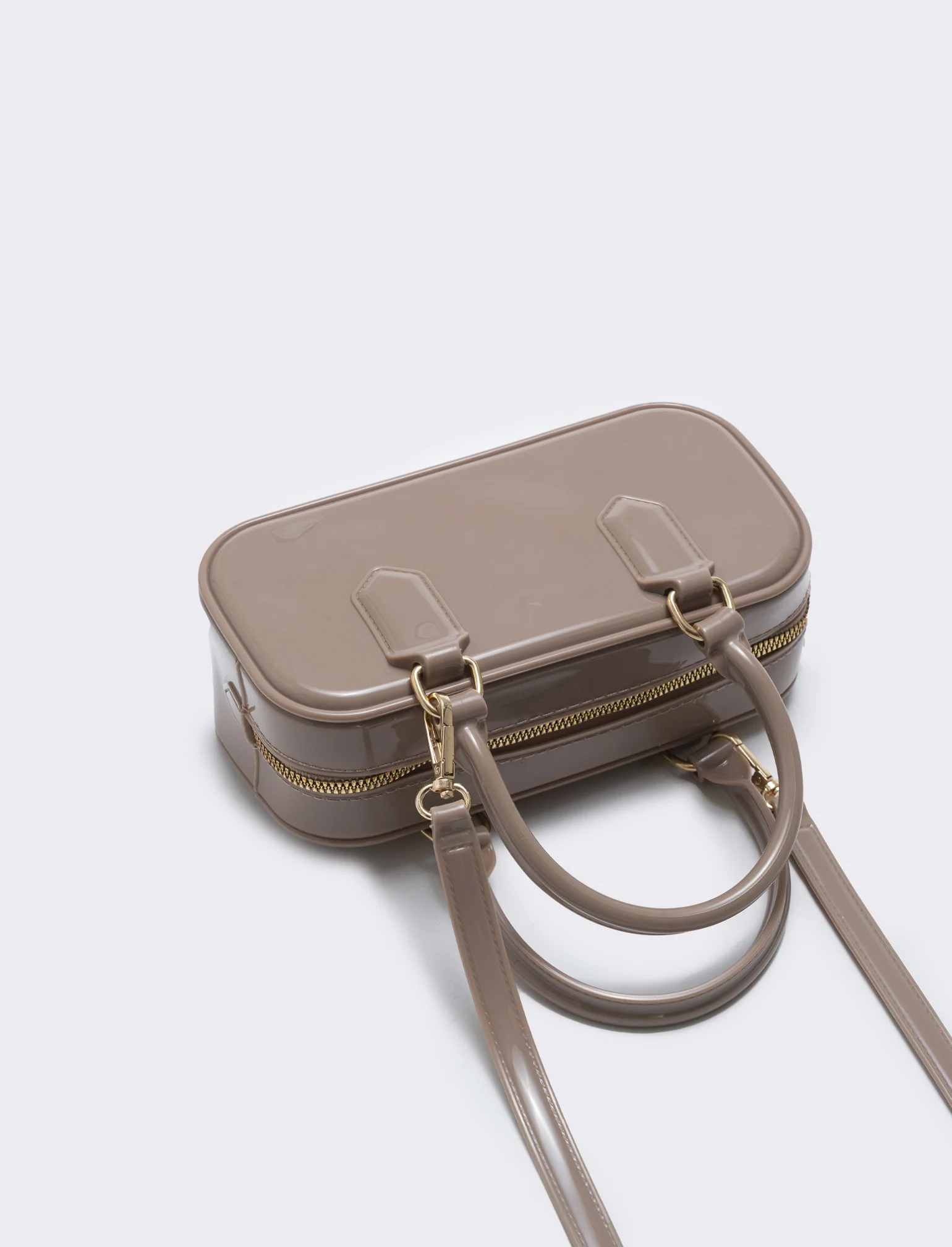 Bauletto rettangolare gommato - Grigio fango - Image 2