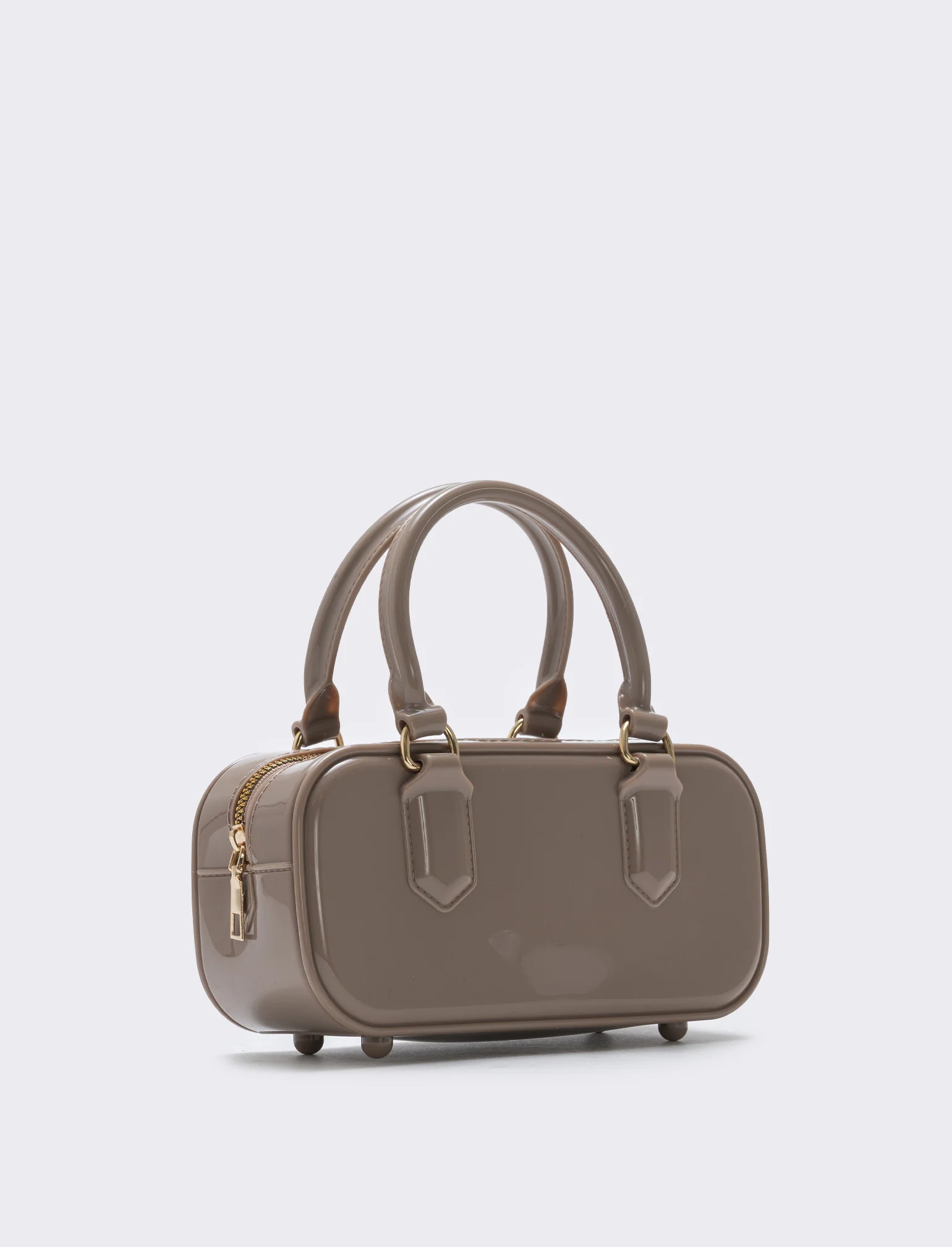 Bauletto rettangolare gommato - Grigio fango - Image 3