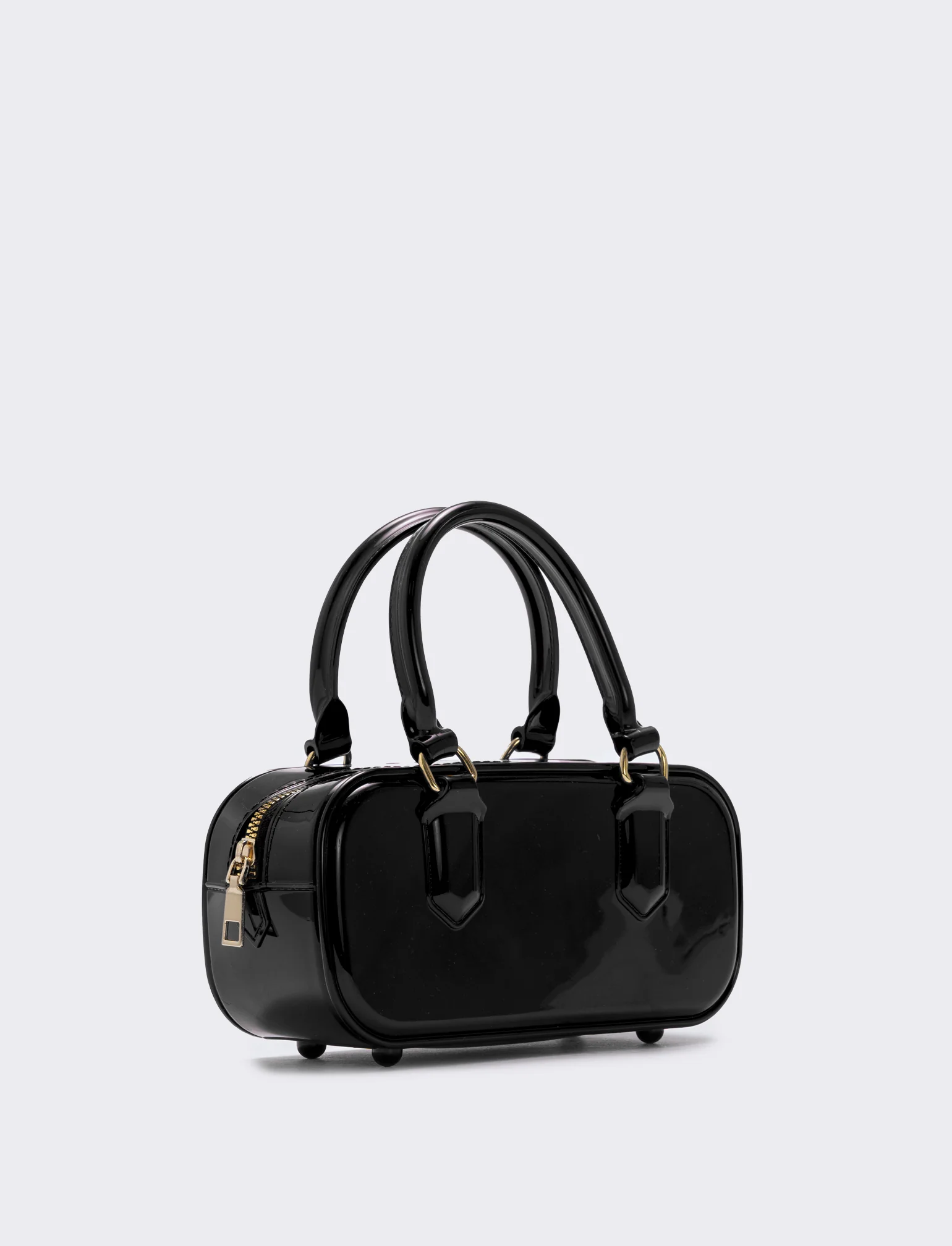 Bauletto rettangolare gommato - Nero - Image 2