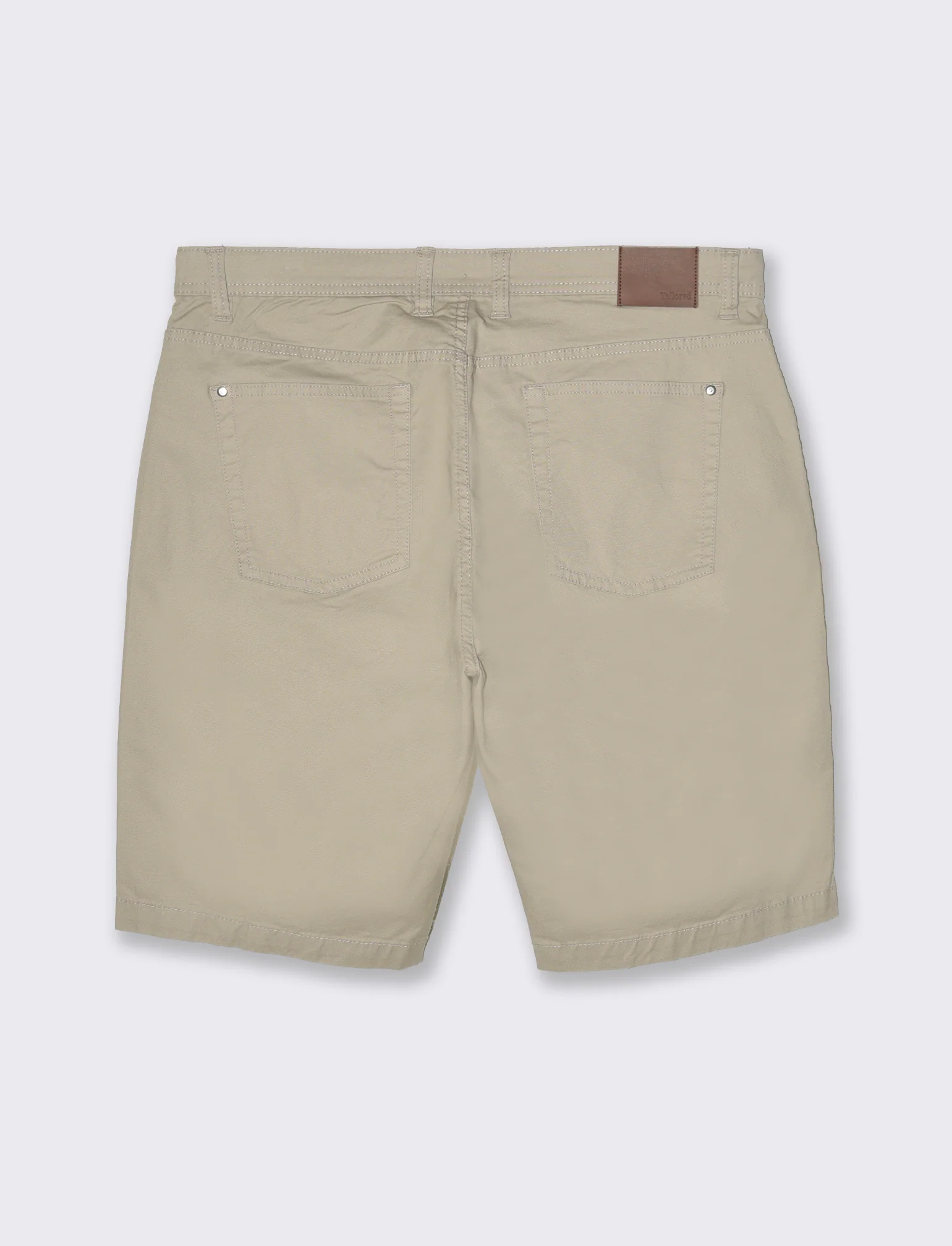 Bermuda 5 tasche slim fit da uomo - Beige - Image 5