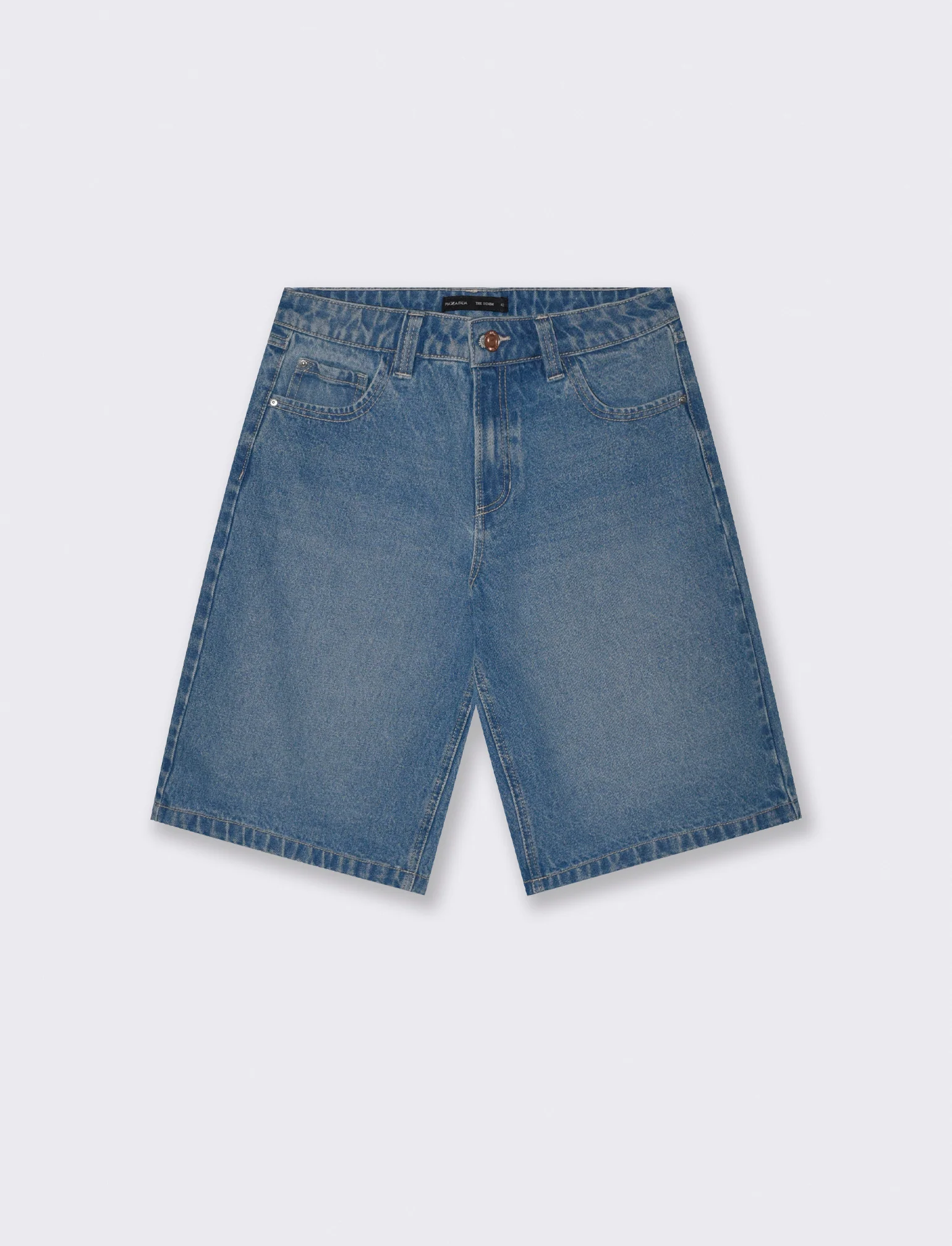 Bermuda baggy low waist - Denim