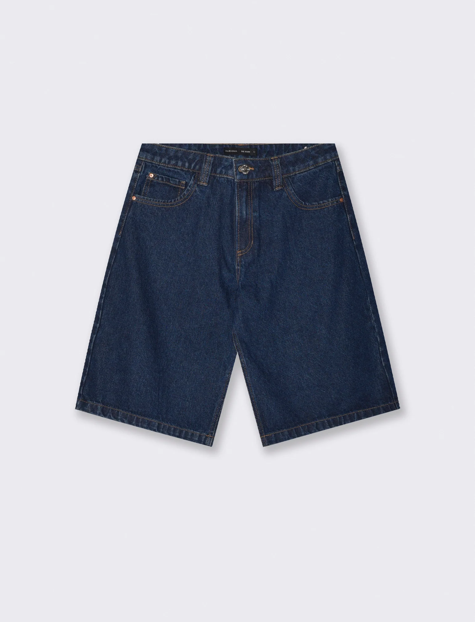 Bermuda baggy low waist - DENIM SCURO