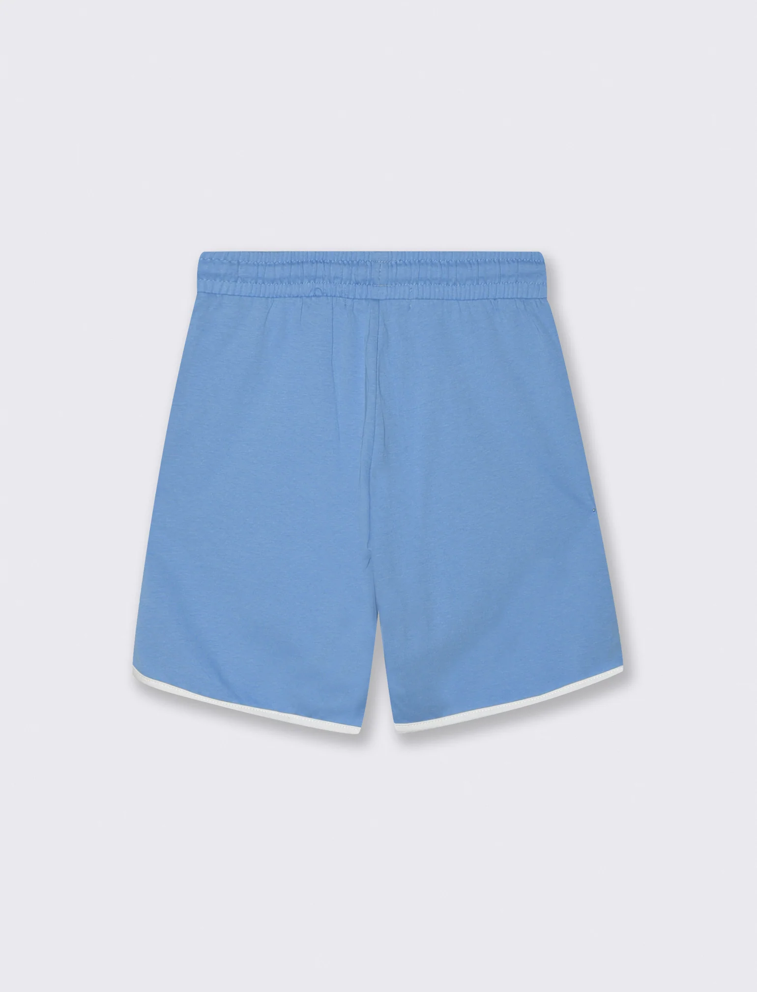 Bermuda baseball in jersey con lacci - Azzurro - Image 2