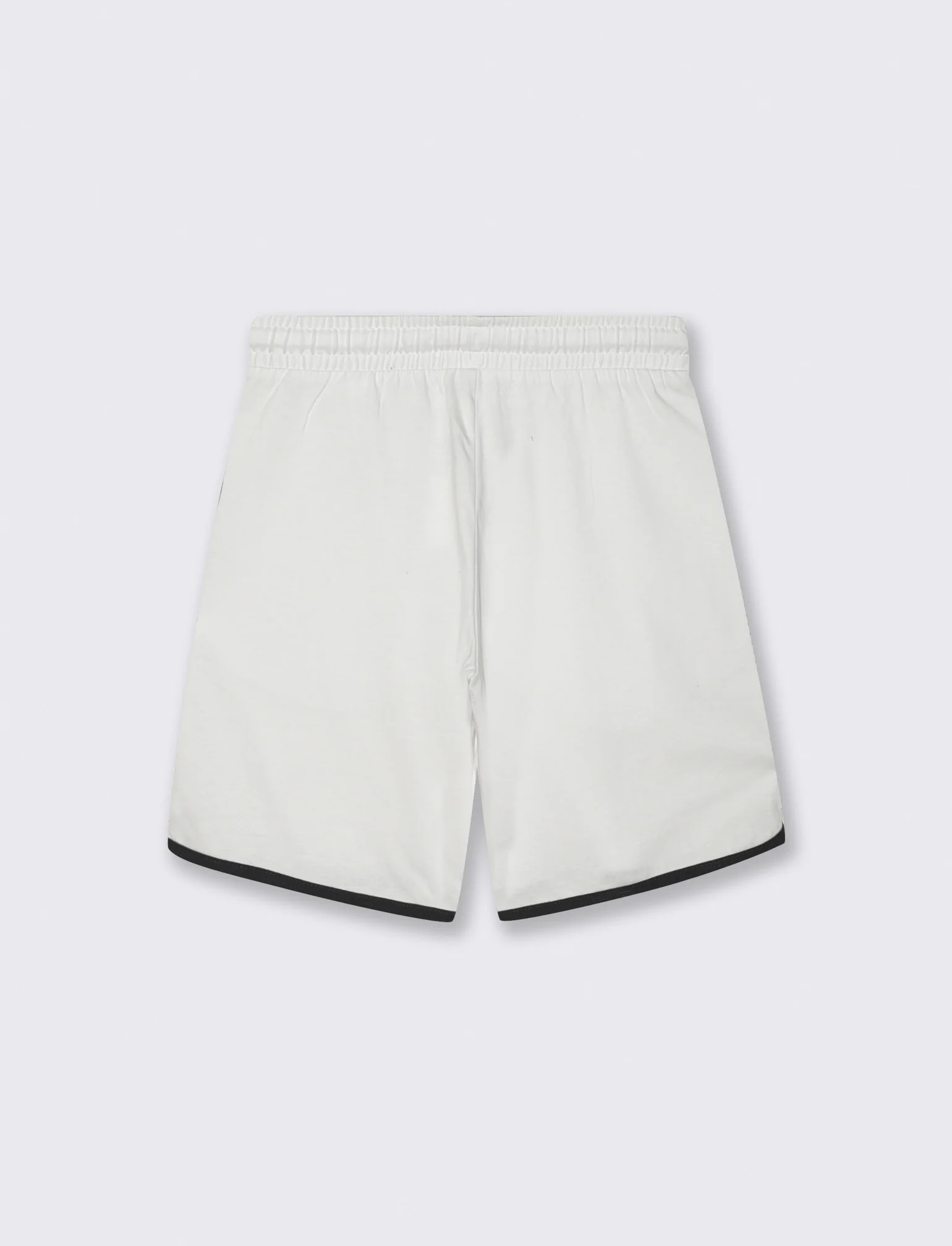 Bermuda baseball in jersey con lacci - Bianco - Image 2