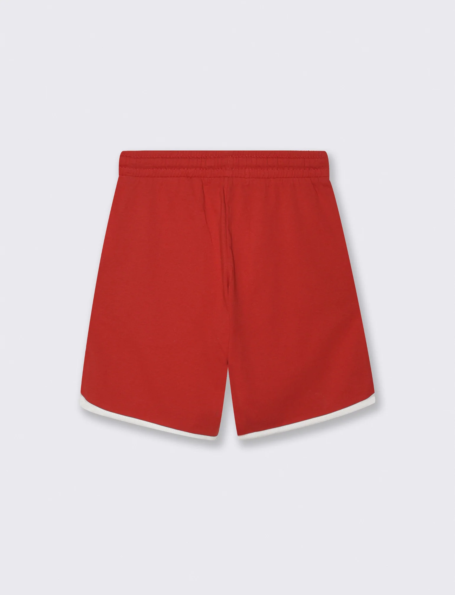Bermuda baseball in jersey con lacci - Rosso - Image 2
