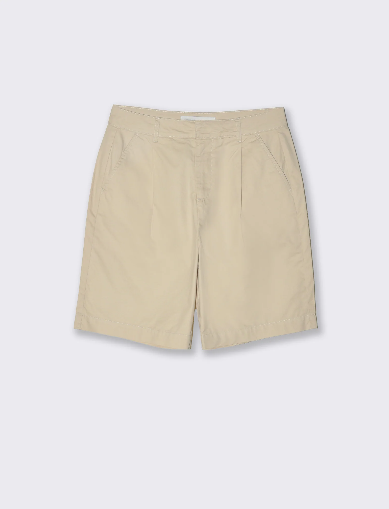 Bermuda basico da donna - Beige corda - Image 4
