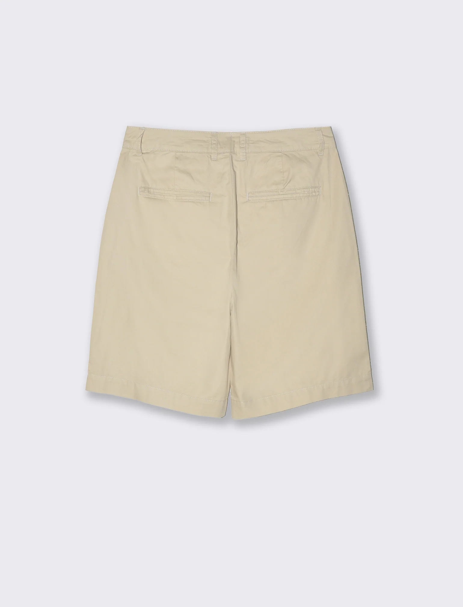 Bermuda basico da donna - Beige corda - Image 5