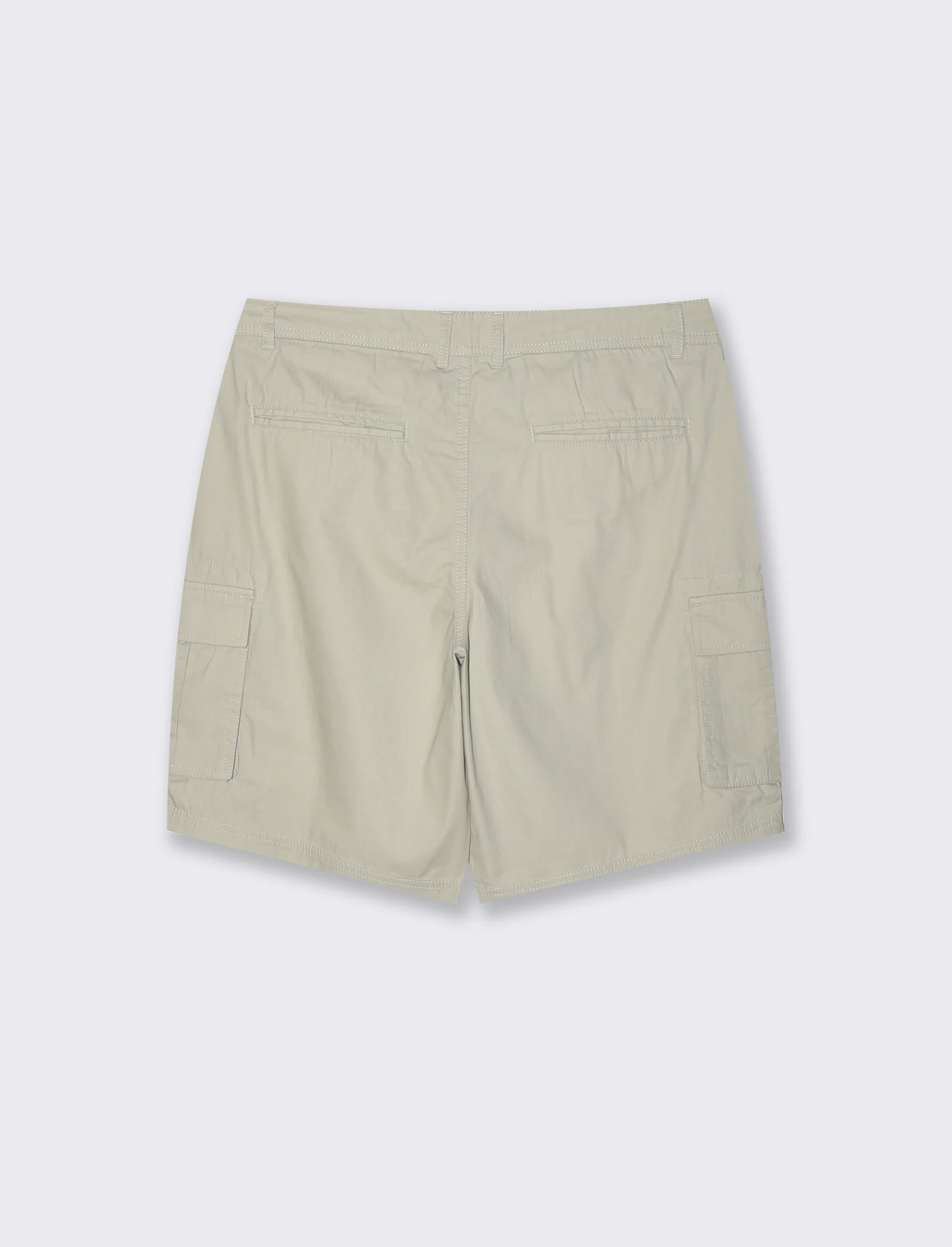 Bermuda cargo in tessuto ripstop da uomo - Grigio ghiaccio - Image 2