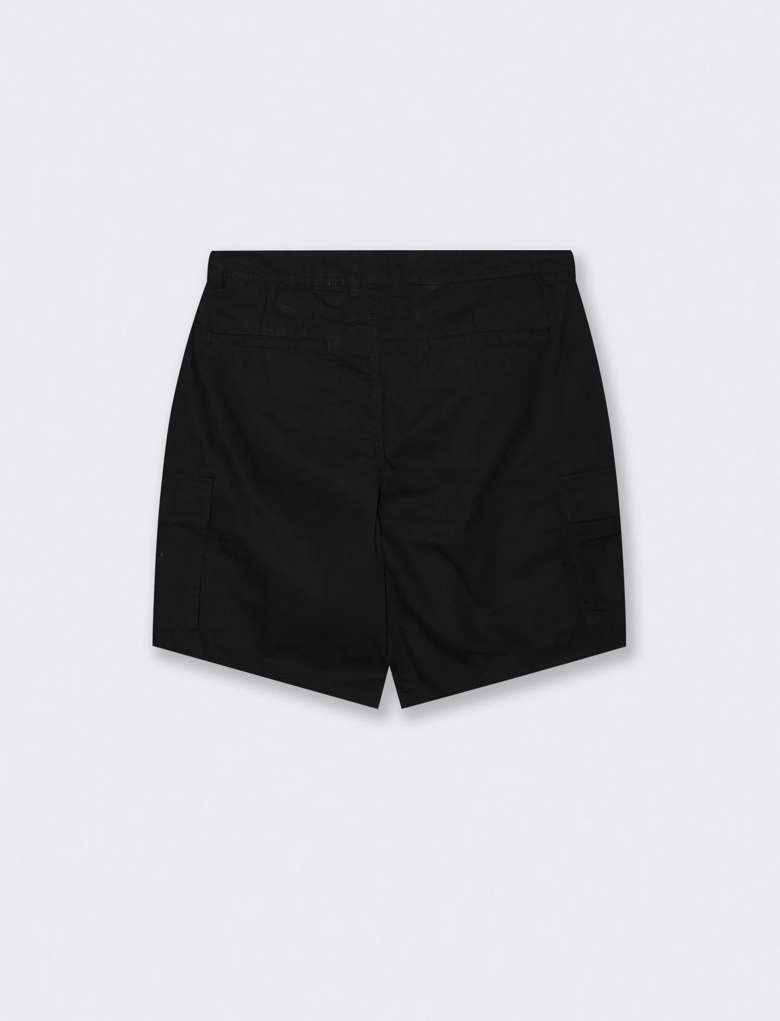 Bermuda cargo in tessuto ripstop - Nero - Image 2