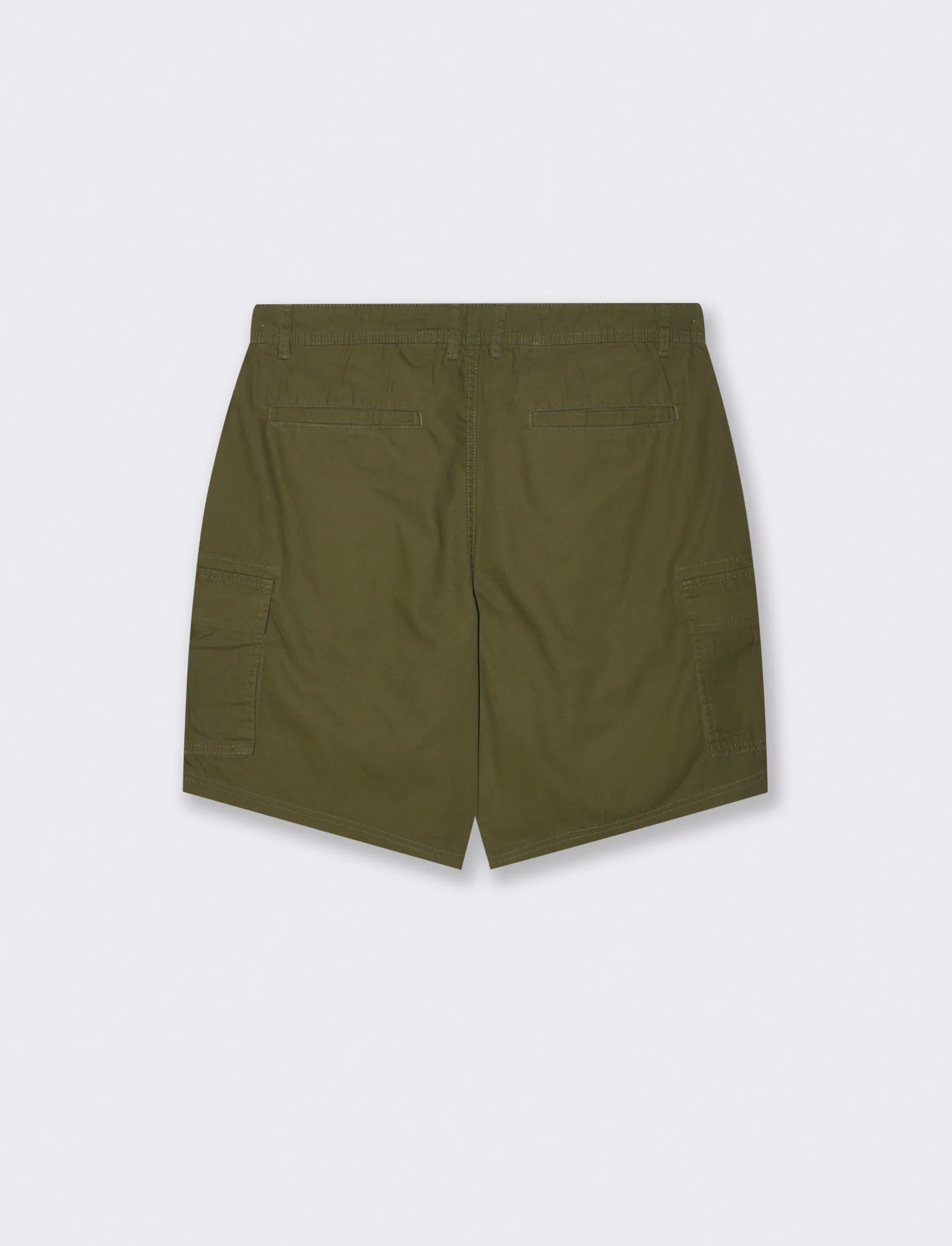 Bermuda cargo in tessuto ripstop - Verde militare - Image 2
