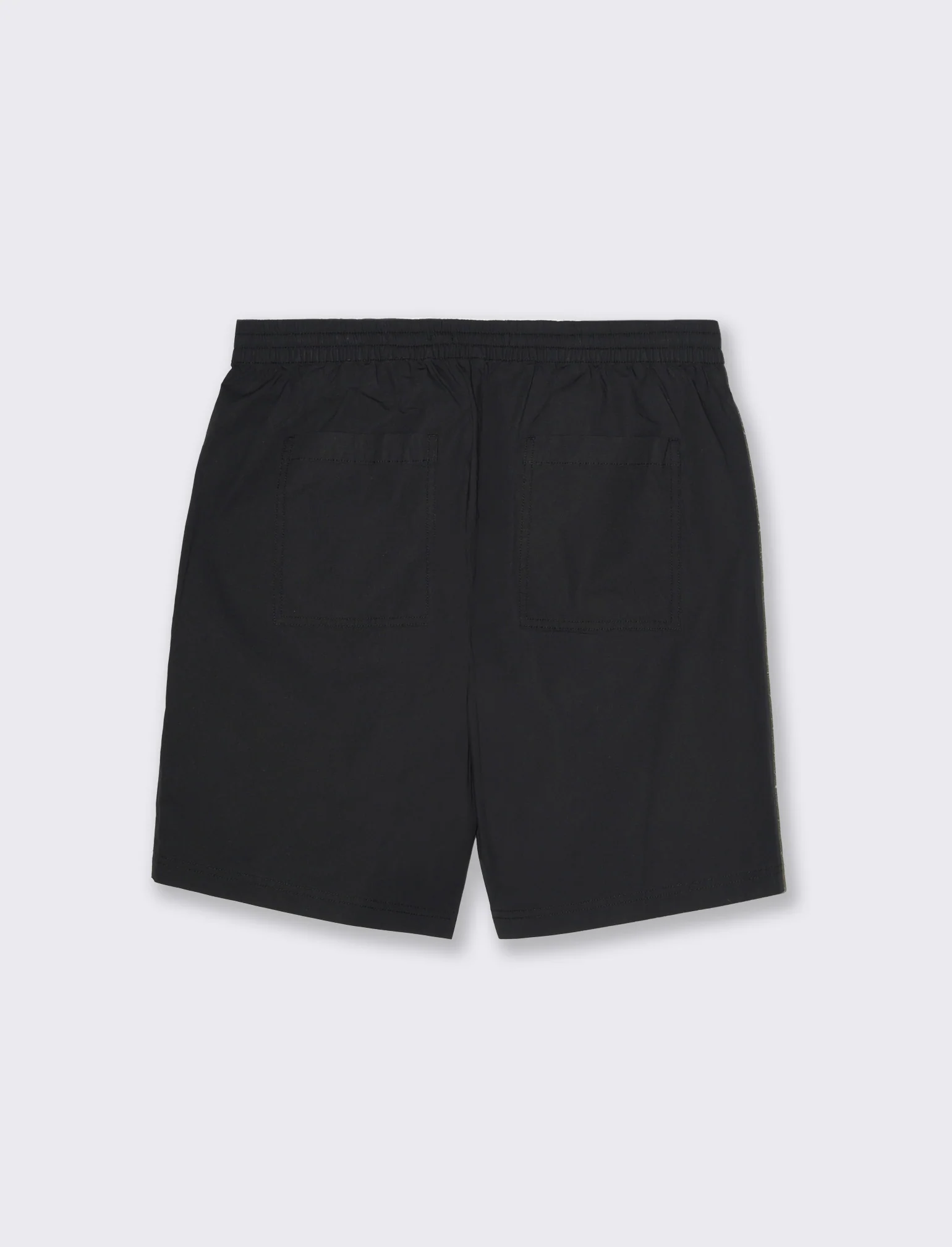 Bermuda chino cotone elasticizzato da uomo - Nero - Image 2