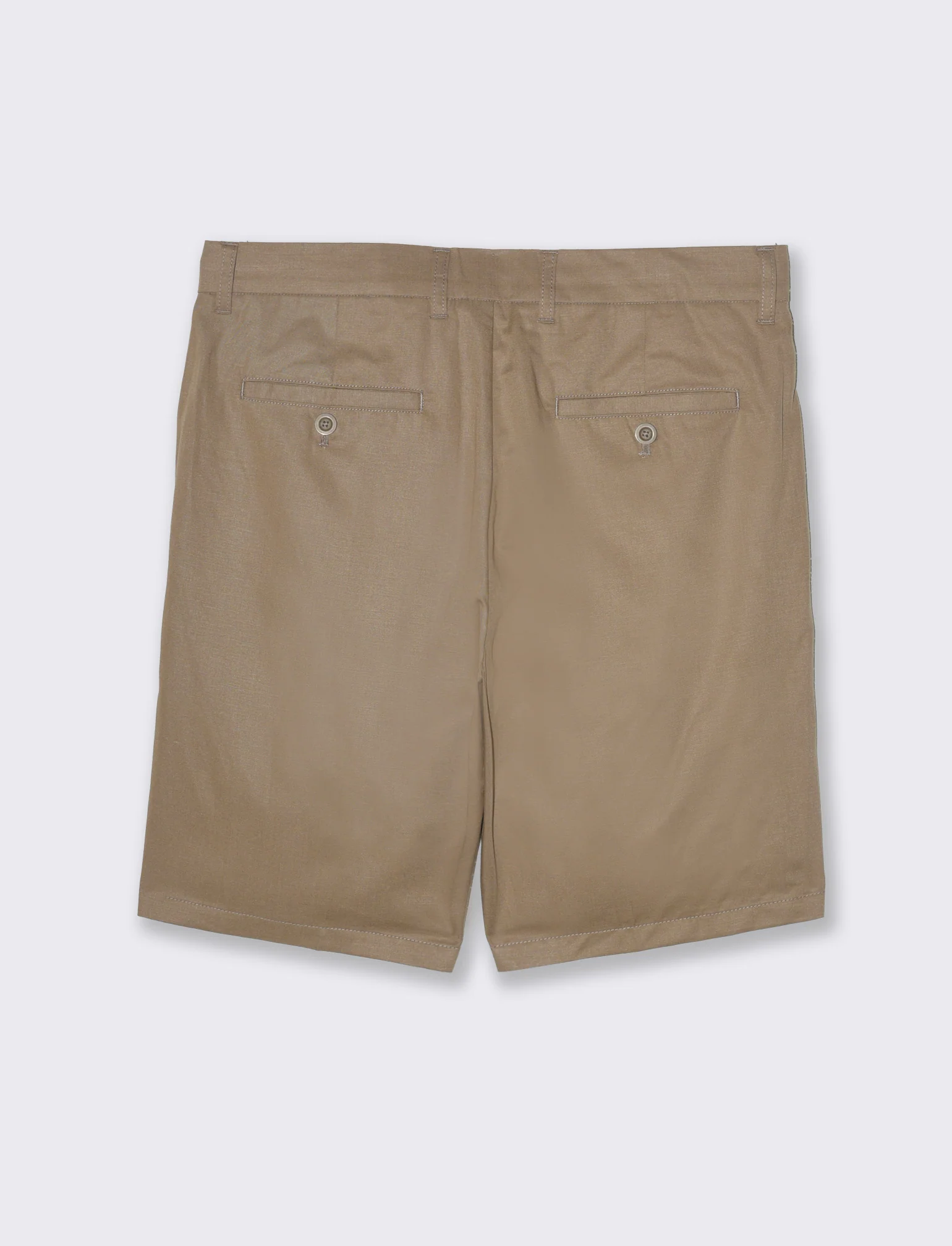 Bermuda chino relaxed fit in misto lino da uomo - Grigio tortora - Image 5
