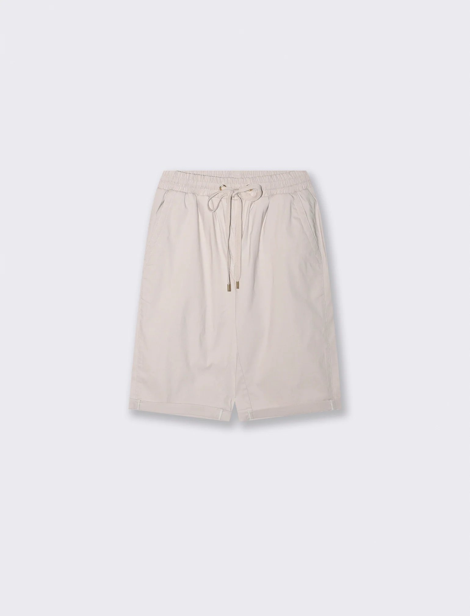 Bermuda con coulisse ed elastico - Sabbia