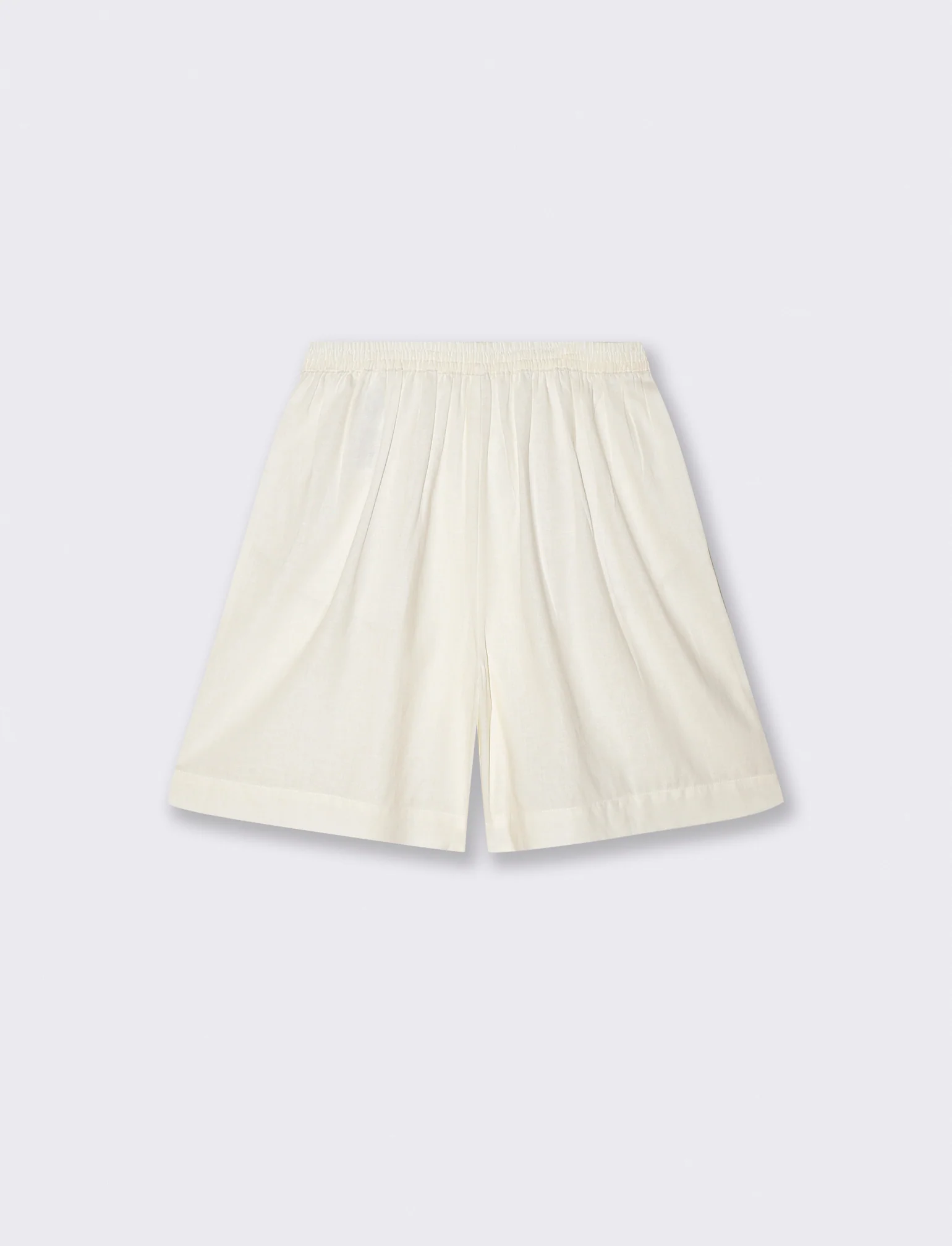 Bermuda con Elastico e Tasche Fianchi - Grigio ghiaccio - Image 4