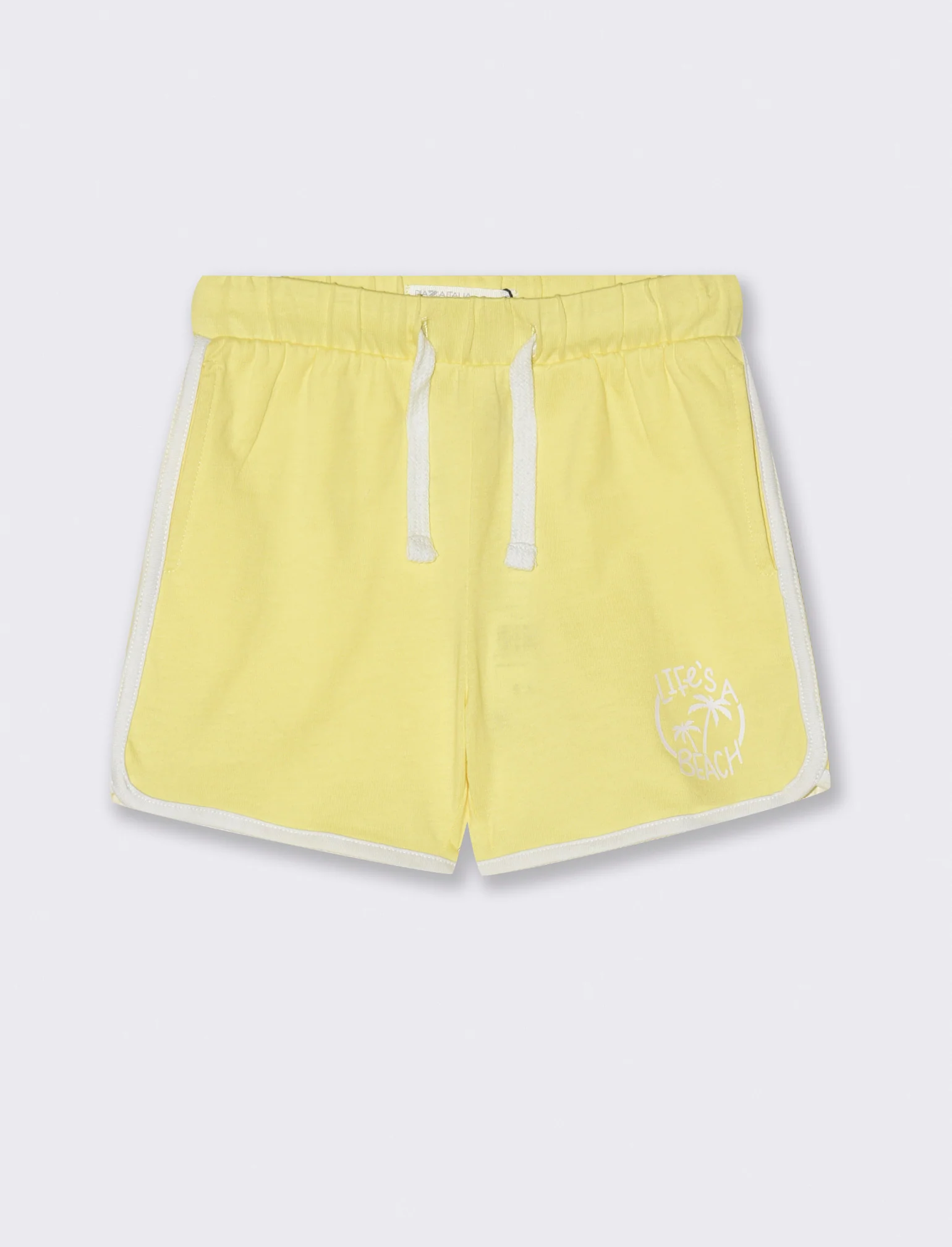 Bermuda con profili da neonato - Giallo