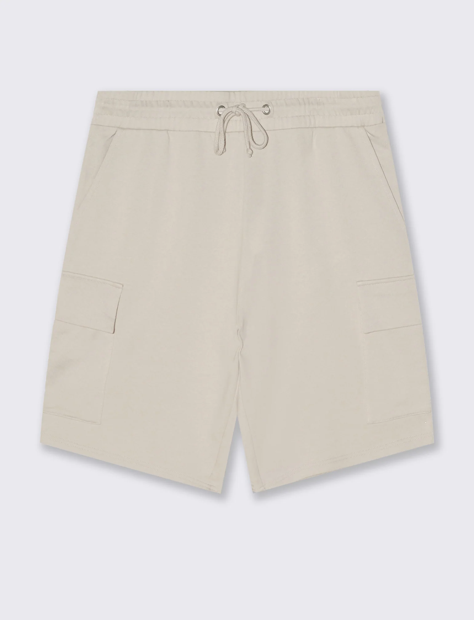Bermuda felpa jogger con tasche laterali - Grigio ghiaccio