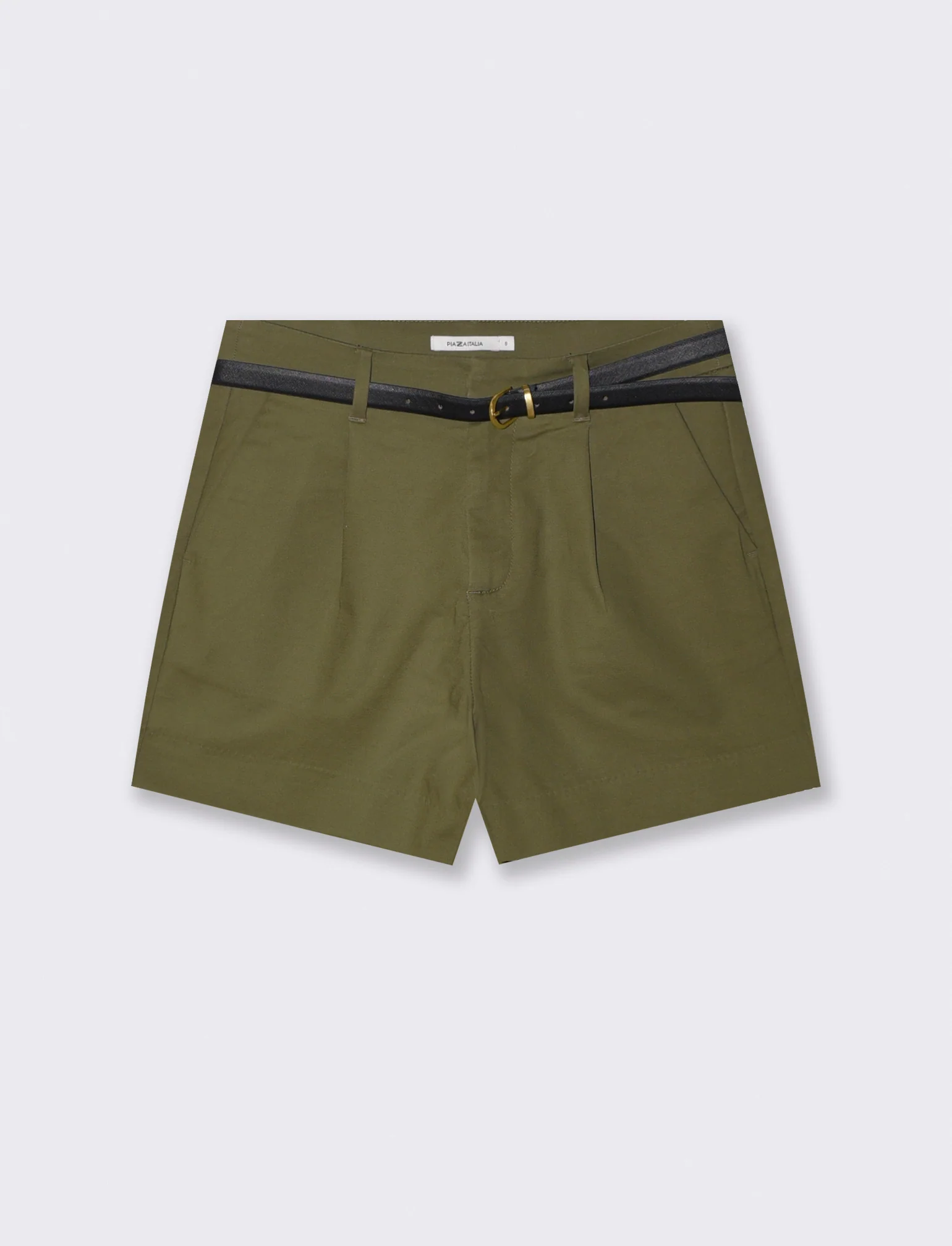 Bermuda in cotone con cintura - Kaky 1