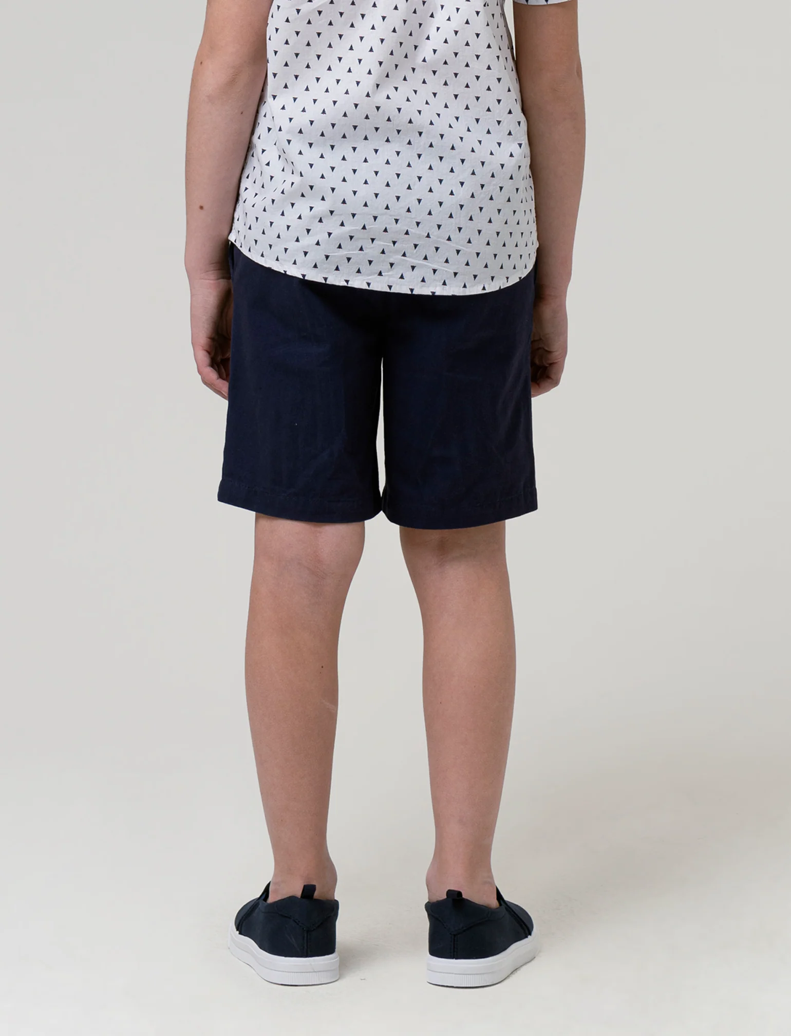 Bermuda in cotone da bambino - Blu - Image 2