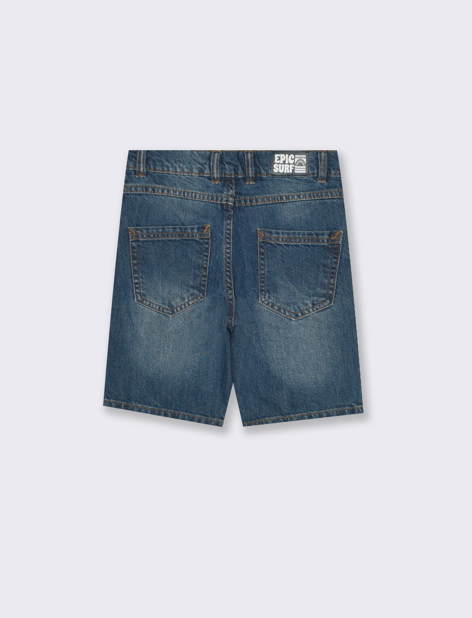 Bermuda in denim da bambino - Denim - Image 4