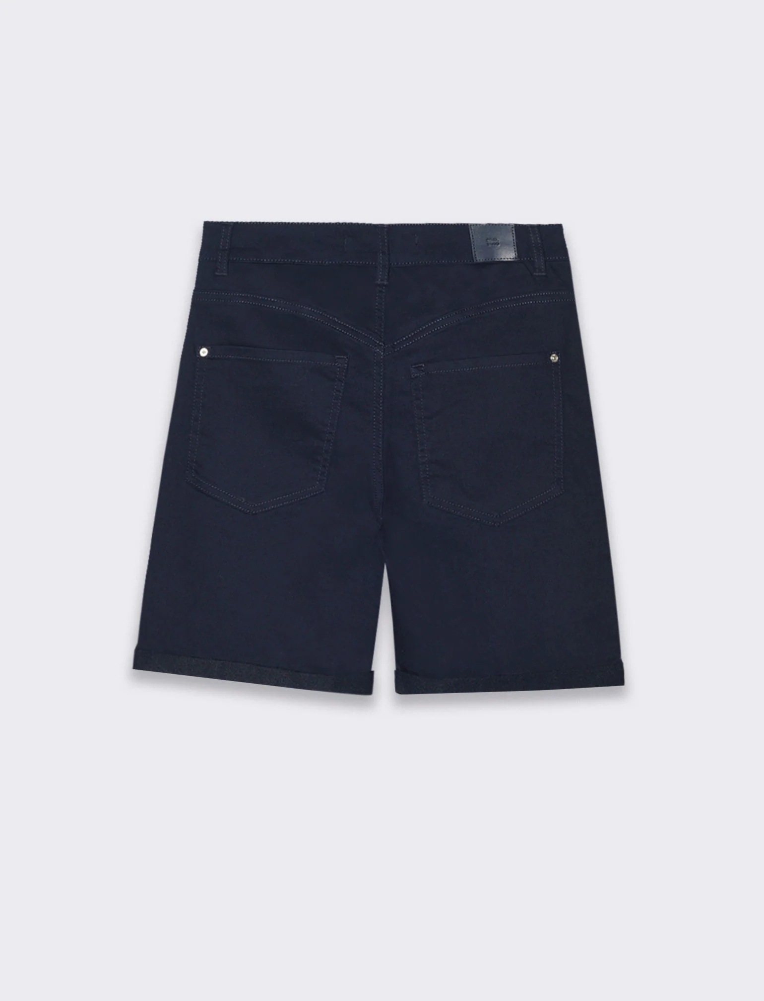 Bermuda in denim da donna - Blu - Image 2