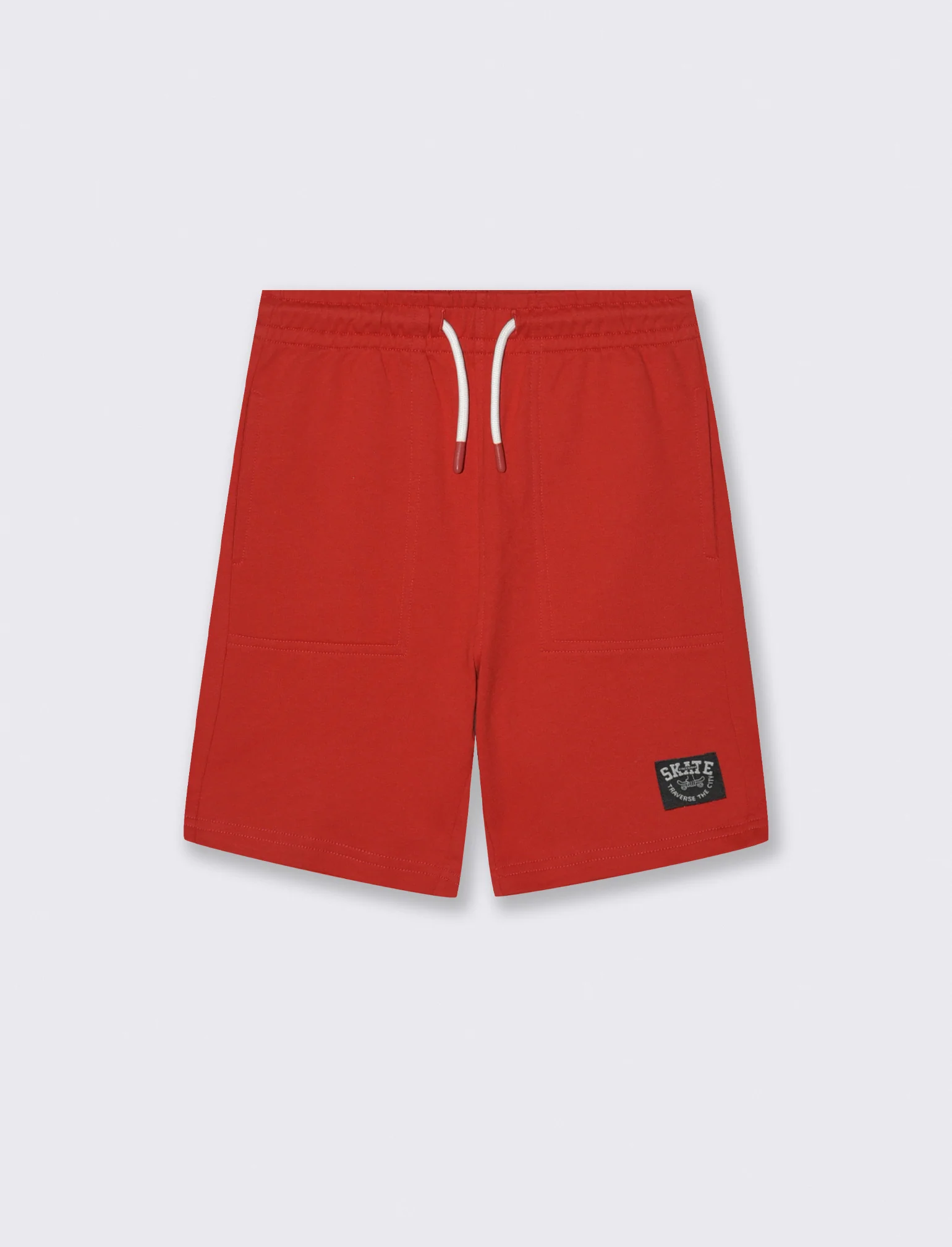 Bermuda in felpa comodi per il tempo libero - Rosso