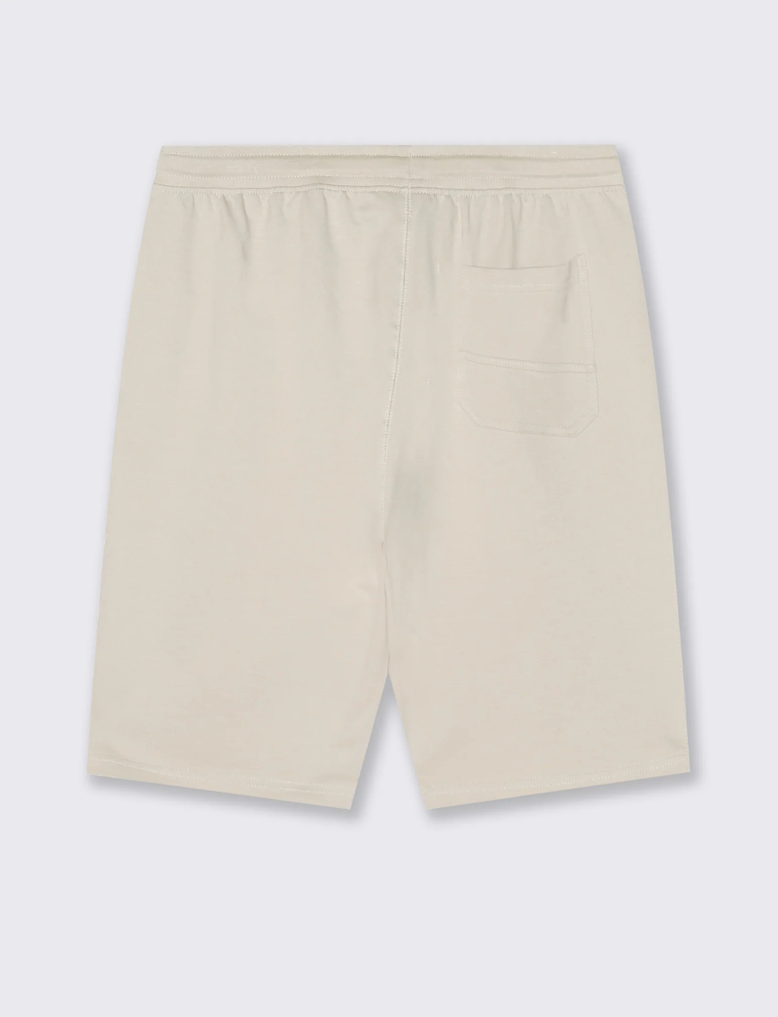 Bermuda in felpa con vita jogger regolabile - Grigio ghiaccio - Image 2
