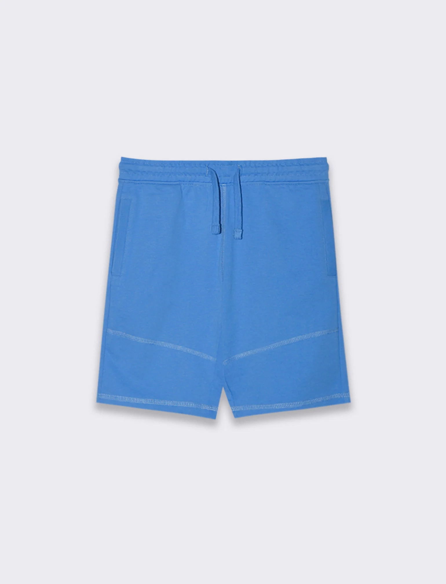 Bermuda in felpa da bambino - Blu cobalto