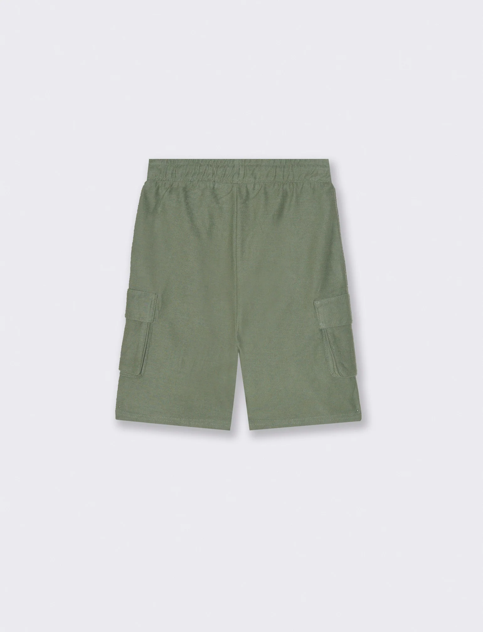 Bermuda in felpa da bambino - Verde - Image 2