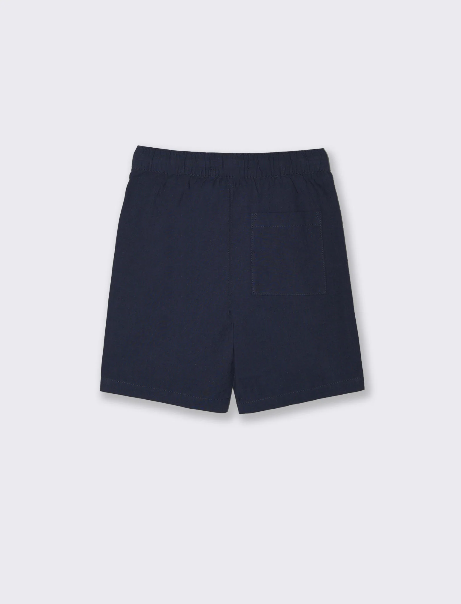 Bermuda in misto lino per ogni occasione - Blu - Image 2