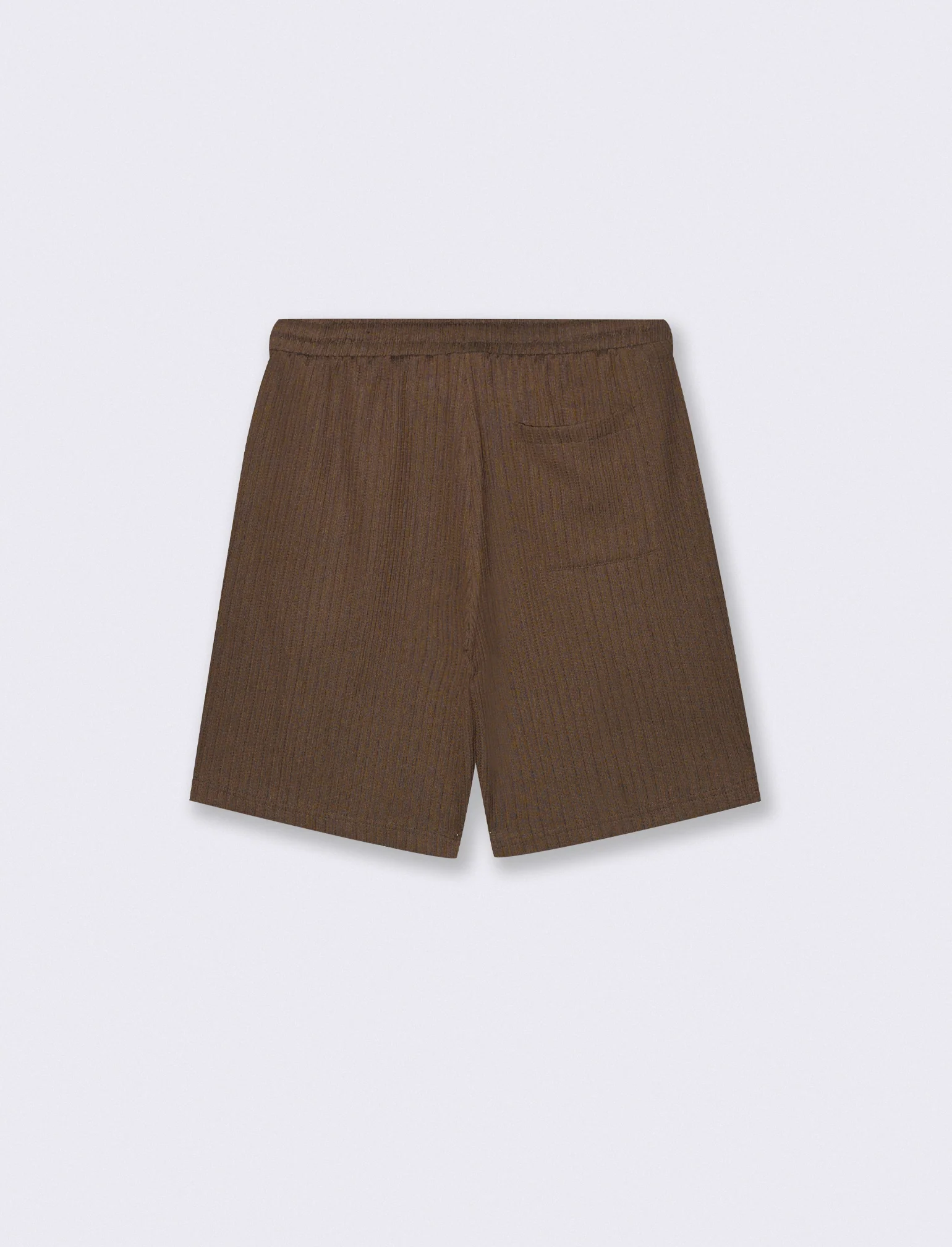Bermuda Jacquard con Vita Jogger Relaxed - Moro - Image 2