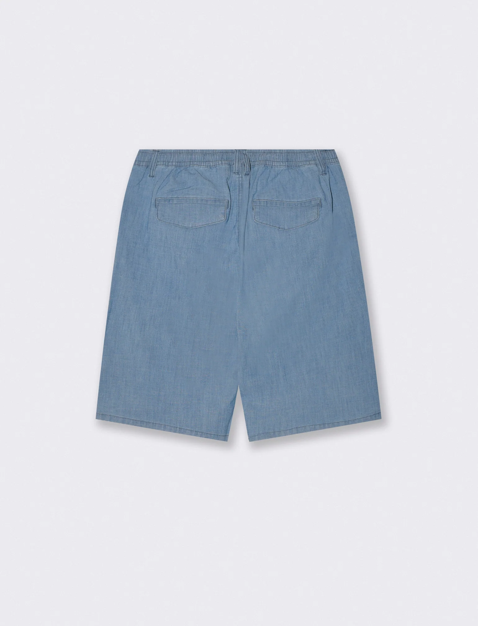 Bermuda Jeans Chino Jogger Blu Chiaro - Denim chiaro - Image 2